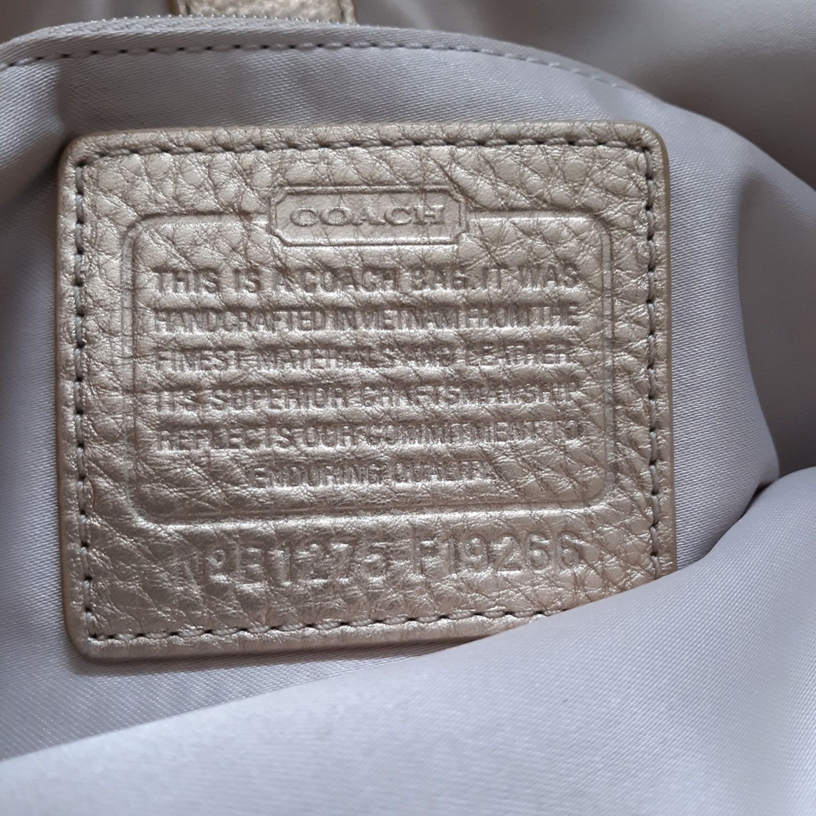 Coach Coach Penelope Linen/Leather Handbag Size ONE SIZE - 11 Thumbnail