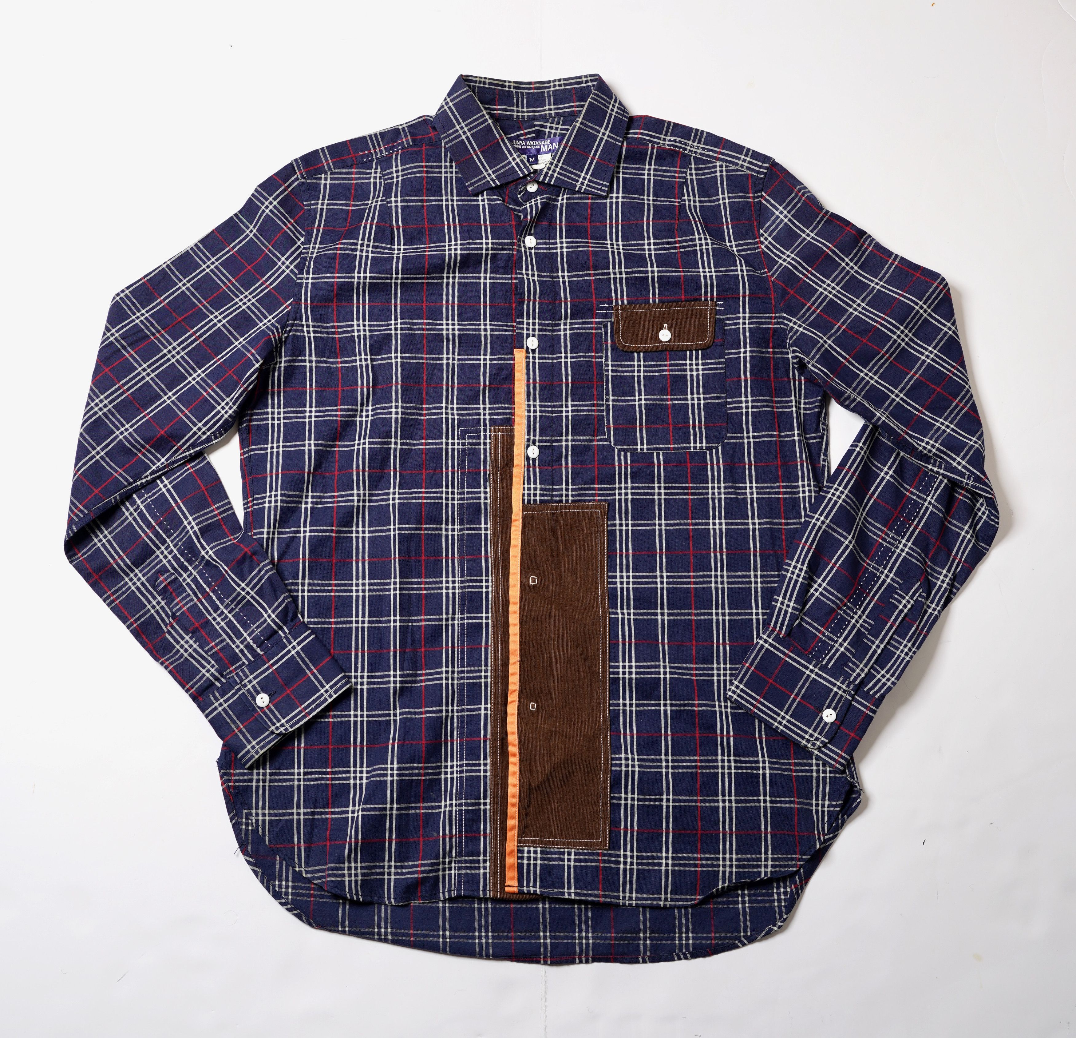 Junya Watanabe Patchwork shirt – Junya + Comme des Garcons Size US M / EU 48-50 / 2 - 1 Thumbnail