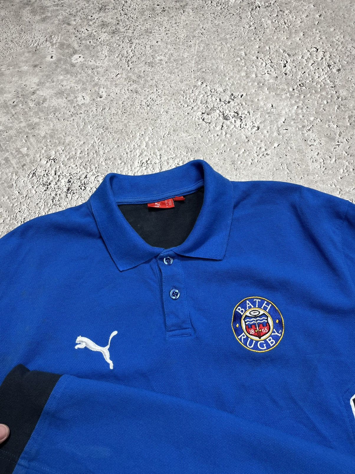 Puma Puma Bath Rugby Polo Shirt Blue Men Size L Sports Jersey Tee Size US L / EU 52-54 / 3 - 7 Thumbnail