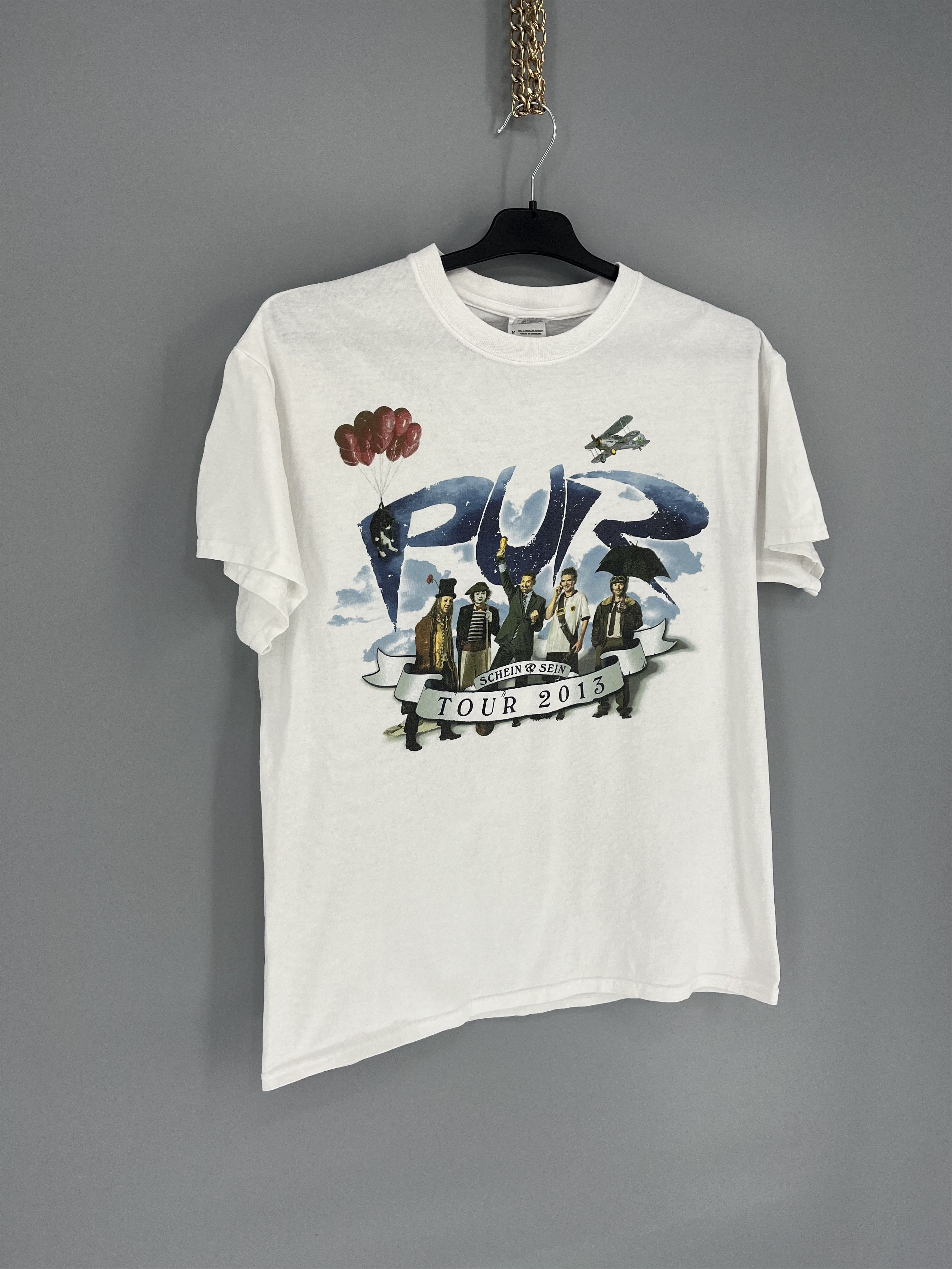 Band Tees PUR 2013 Vintage T-Shirt Pop Rock Band Tee 90s Tour Rare Size US M / EU 48-50 / 2 - 2 Thumbnail