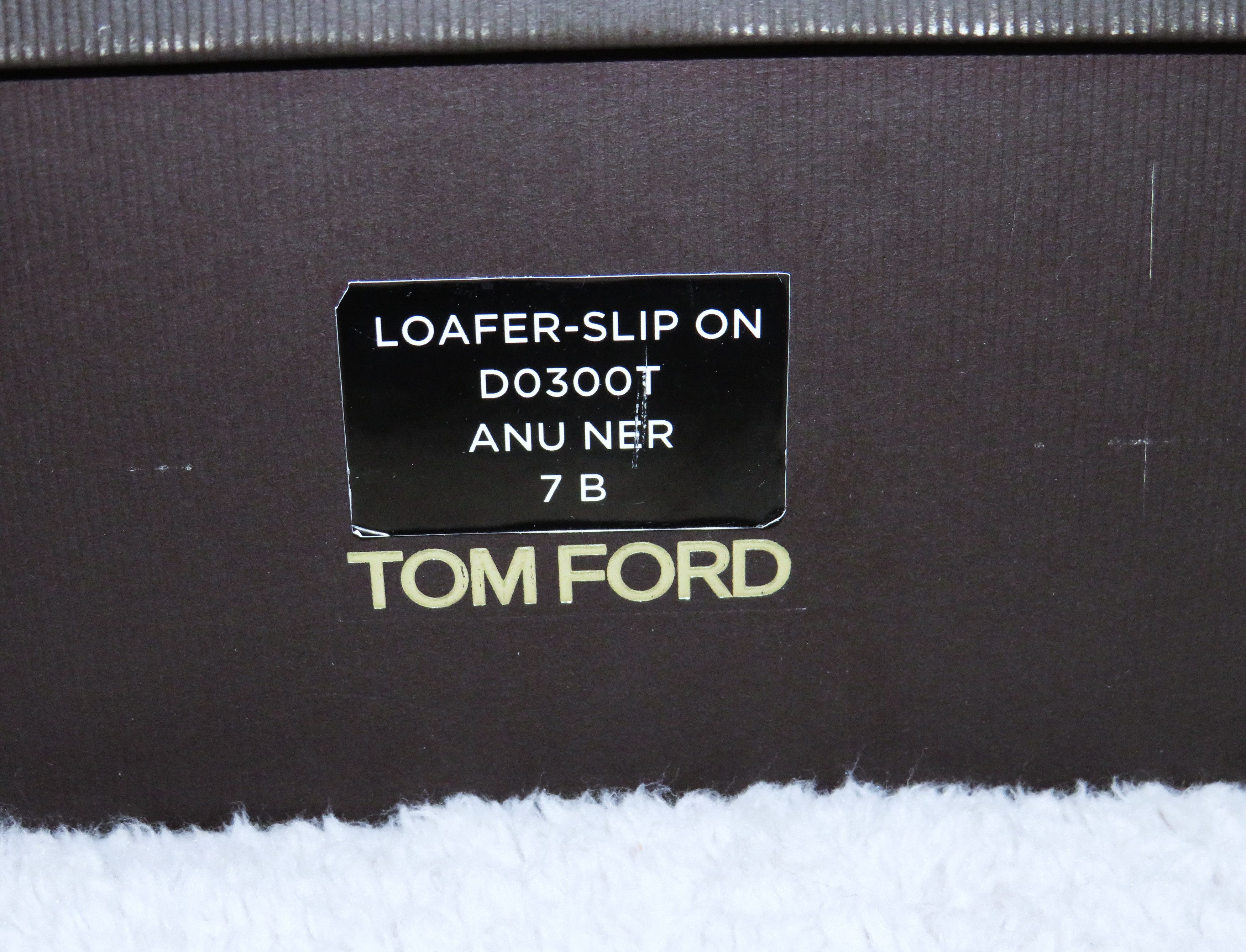 Tom Ford Black Calf Leather Strap Penny Loafers 7 B NWB $2200 Size US 7 / EU 40 - 14 Thumbnail