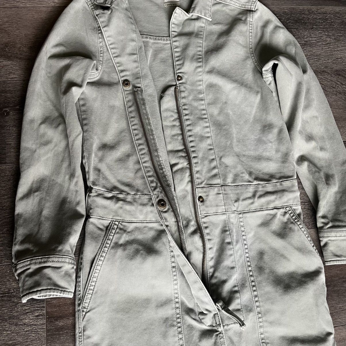 Faherty Faherty Overland Twill Utility Jumpsuit Size XS Olive Green Size 28" / US 6 / IT 42 - 4 Thumbnail