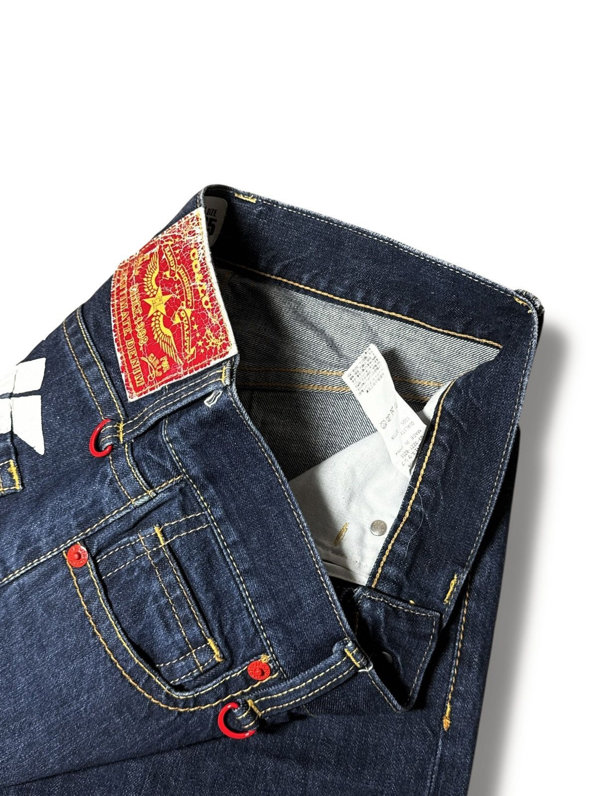 Japanese Brand Vintage Co&Lu Spellout Denim Jeans Japanese Brand Y2K Size US 30 / EU 46 - 9 Thumbnail