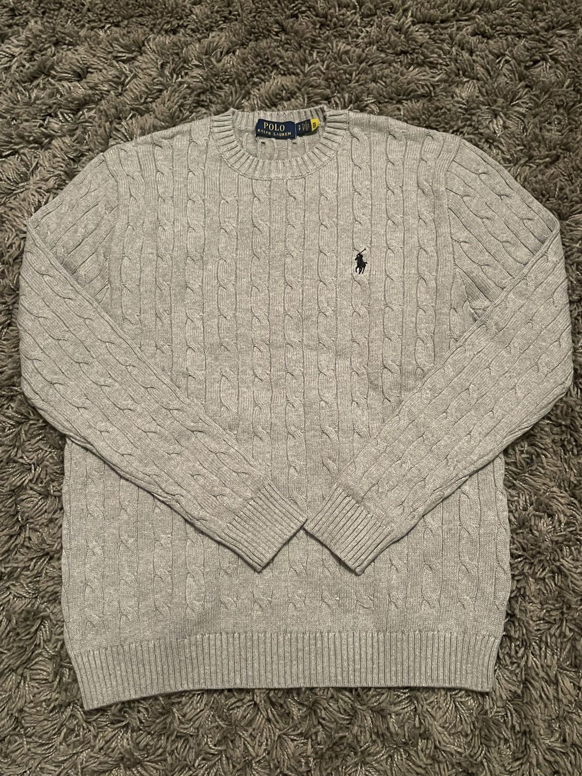 Ralph Lauren Grey Ralph Lauren knit jumper Size US S / EU 44-46 / 1 - 1 Thumbnail