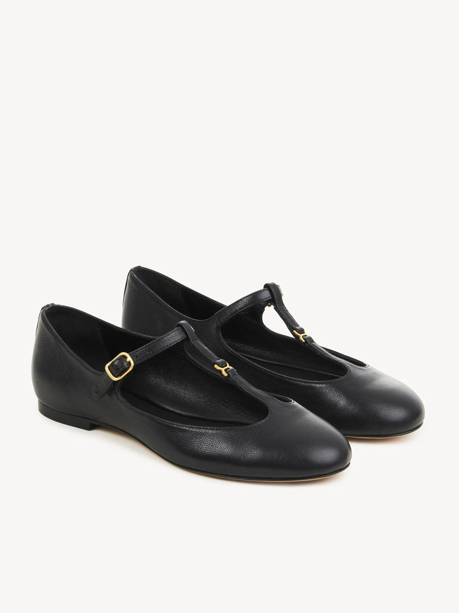 Chloe o1loc1c0226 Marcie Ballerina Flats in Black Size US 8 / IT 38 - 3 Thumbnail