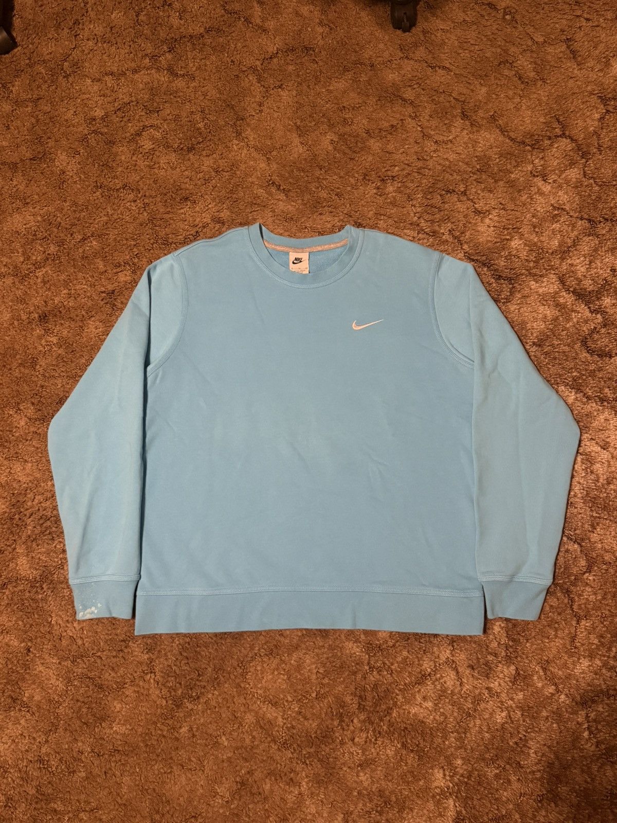 Nike Nike Sky Blue Crewneck Sweatshirt XLarge Size US XL / EU 56 / 4 - 1 Thumbnail