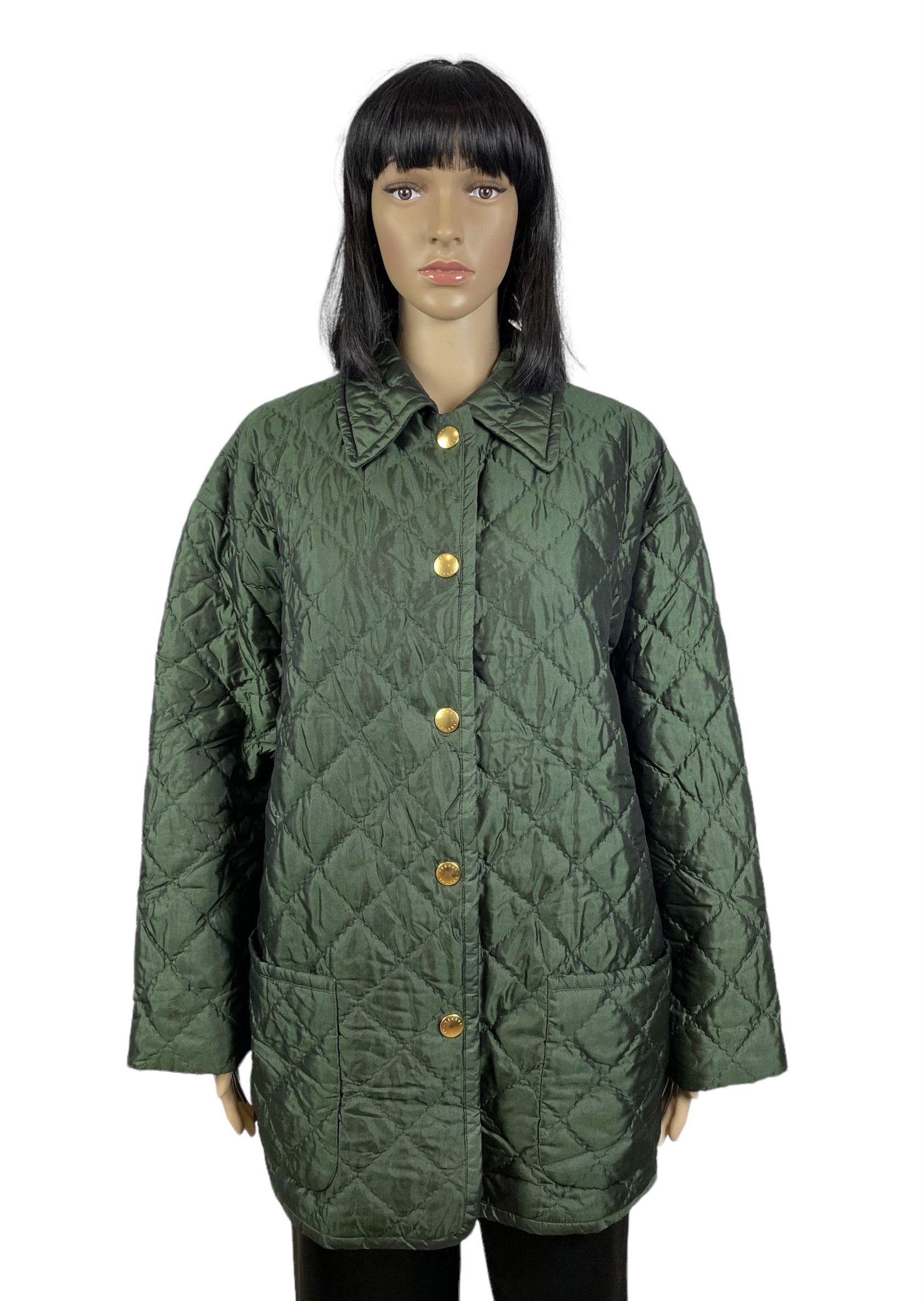 Designer × Vintage Laurel Vintage Quilted Silk Jacket size 34 Size XS / US 0-2 / IT 36-38 - 1 Thumbnail