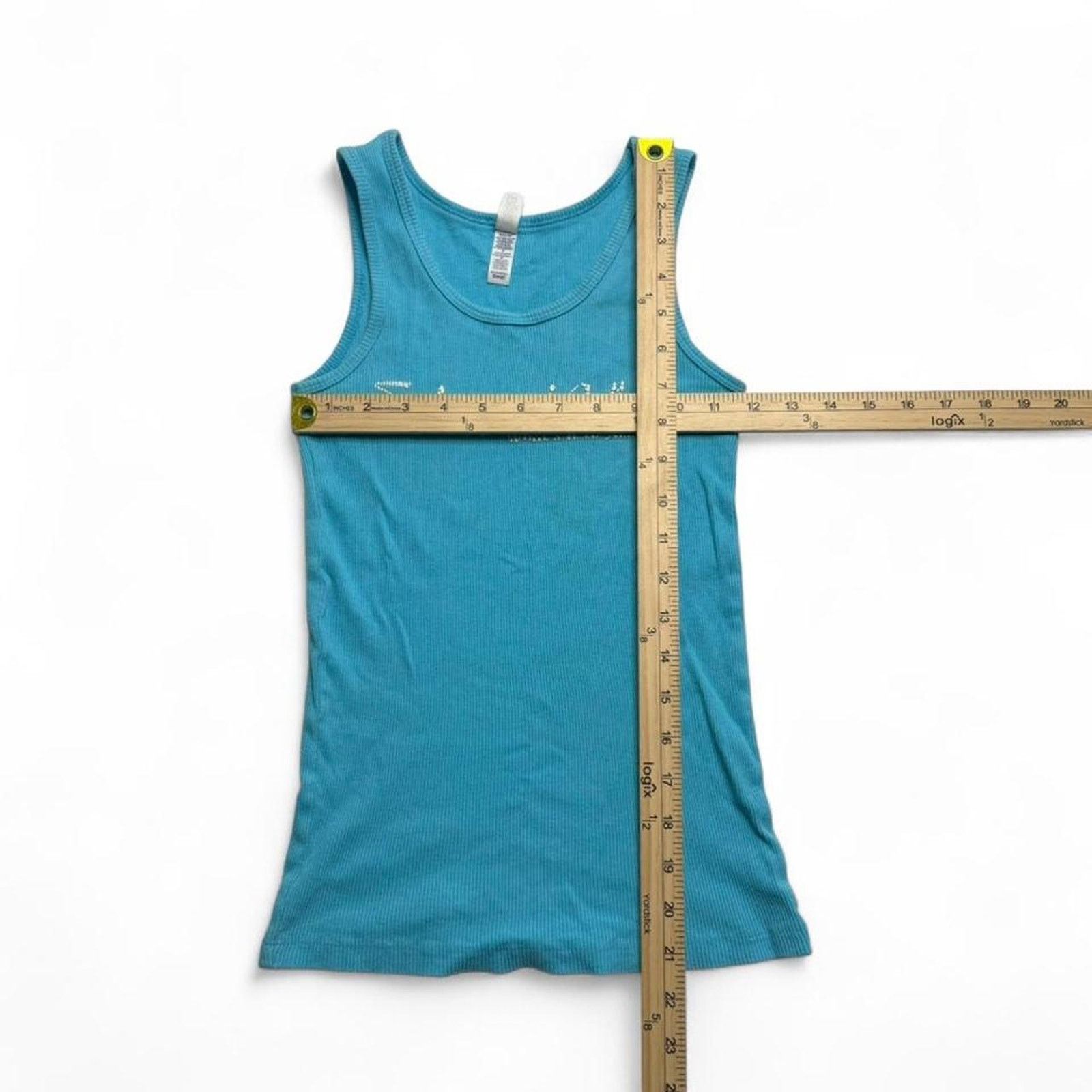 Other Blue Tropical Summer Early 2000s Y2K fitted cotton tank Size S / US 4 / IT 40 - 3 Thumbnail