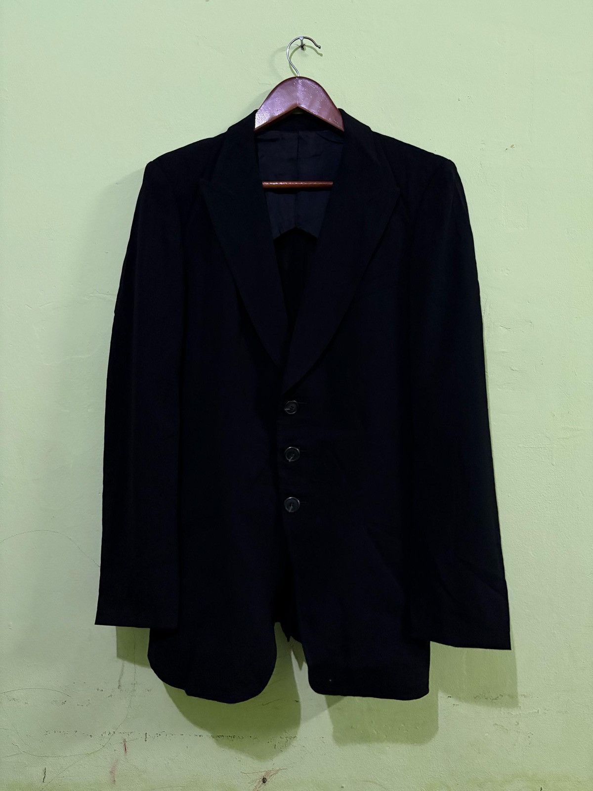 Y's × Yohji Yamamoto Yohji Yamamoto Y’s Rayon Jacket Design Rare Black Fashion Size US M / EU 48-50 / 2 - 1 Thumbnail