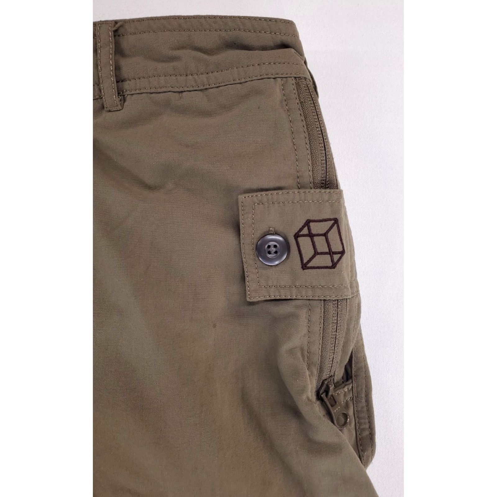 Vintage Clothing Arts Pants P Cubed Pick Pocket Proof Green Mens 40 x 31 Cargo Inseam 31 Regular 40 Mens Green Cargo Pants Size US 40 / EU 56 - 2 Thumbnail