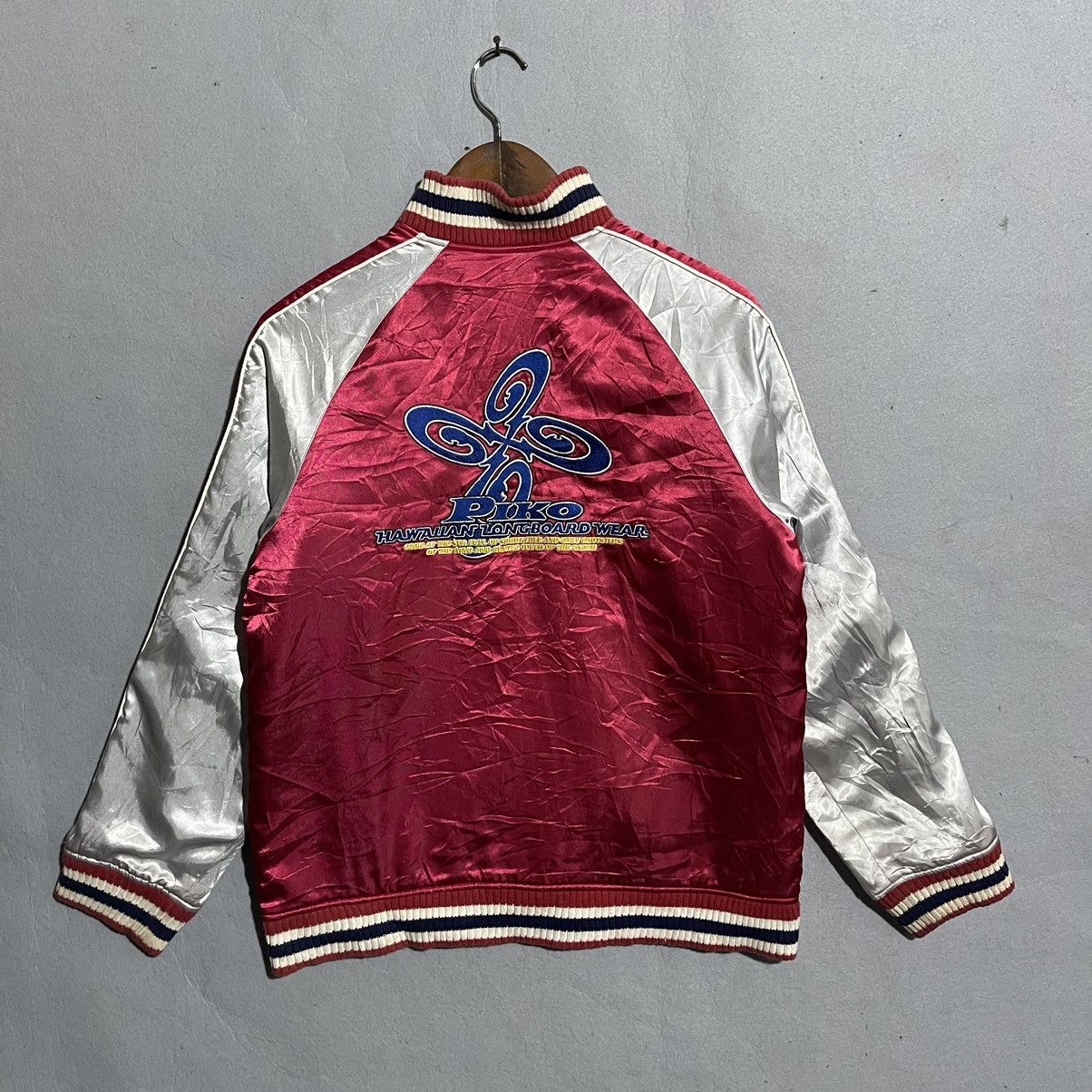 Vintage Vintage Piko Hawaii Sukajan-Style Bomber Jacket Size US S / EU 44-46 / 1 - 1 Thumbnail