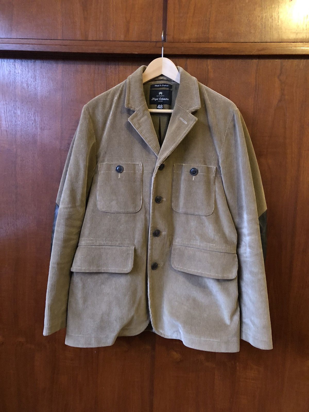 image of Nigel Cabourn Edward Atkinson Surgeon Jacket in Light Brown, Men's (Size Medium)