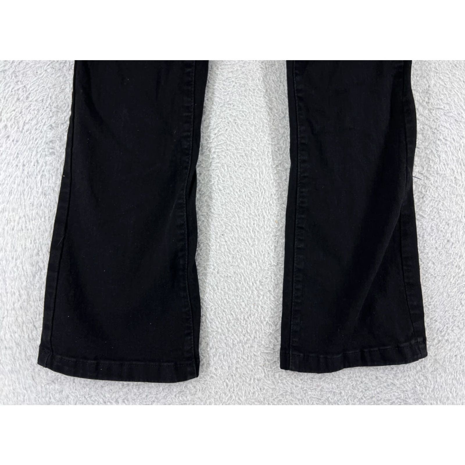 Shein SheIn Jeans Flared Pants Womens Small Black Denim Cotton Blend Stretch Mid Rise Jeans Size 28" / US 6 / IT 42 - 5 Thumbnail
