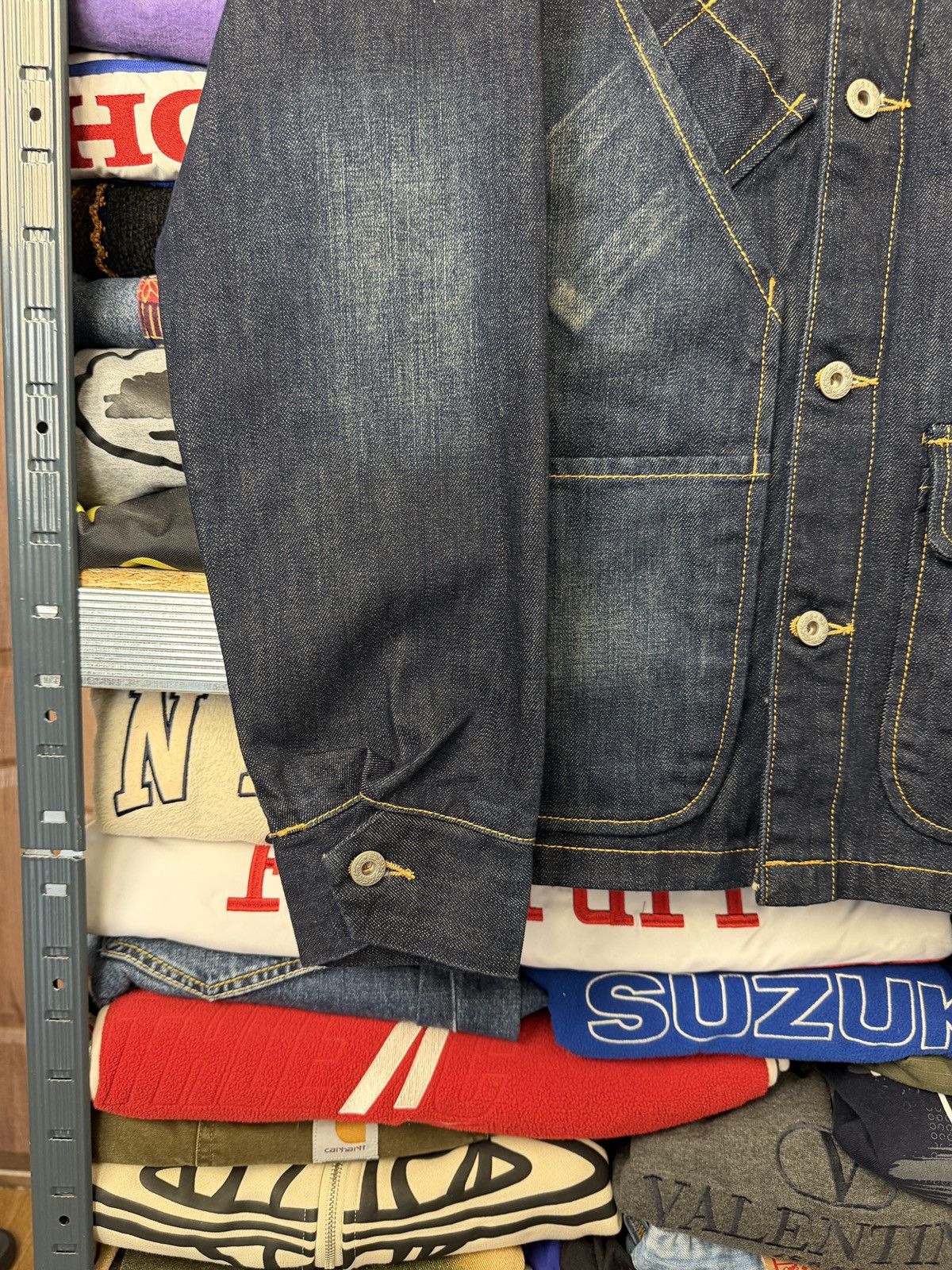 RRL Ralph Lauren RRL Double RL Denim Washed Truck Jacket Size US M / EU 48-50 / 2 - 4 Thumbnail