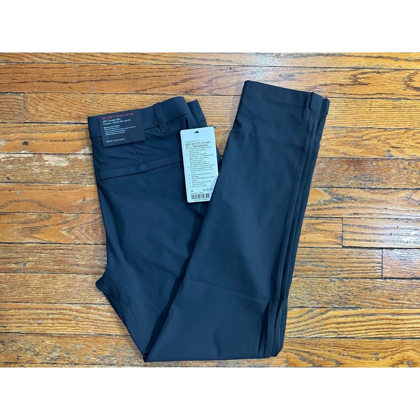 Lululemon Lululemon ABC Slim-Fit Trouser 32'' L Warpstreme Black Size