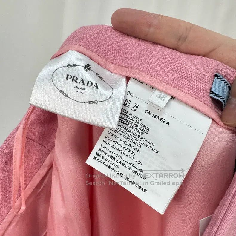 Prada Prada Pink woollen slip skirt Size 25" / US 0 / IT 36 - 6 Thumbnail