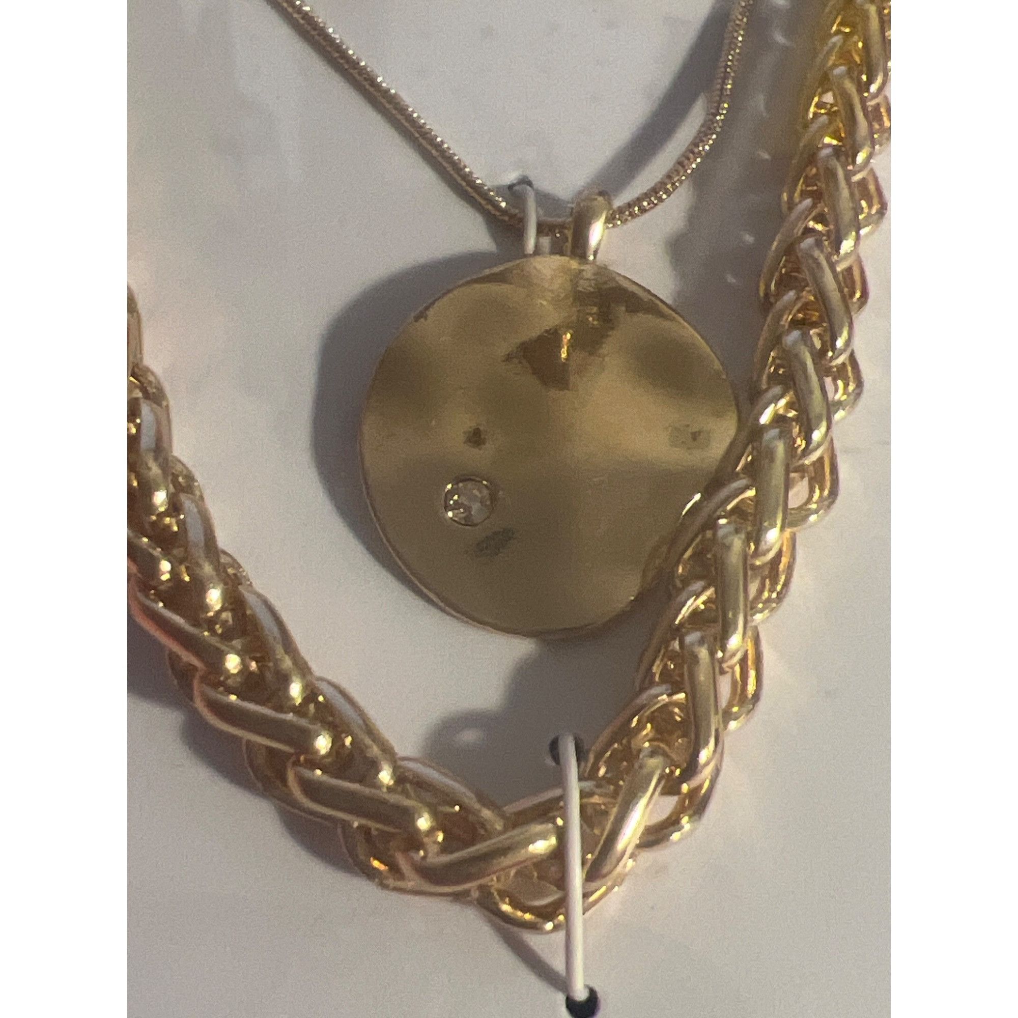 Laundry by Shelli Segal Laundry Shelli Segal Layered Necklace Earrings Set Gold Tone Size ONE SIZE - 4 Thumbnail