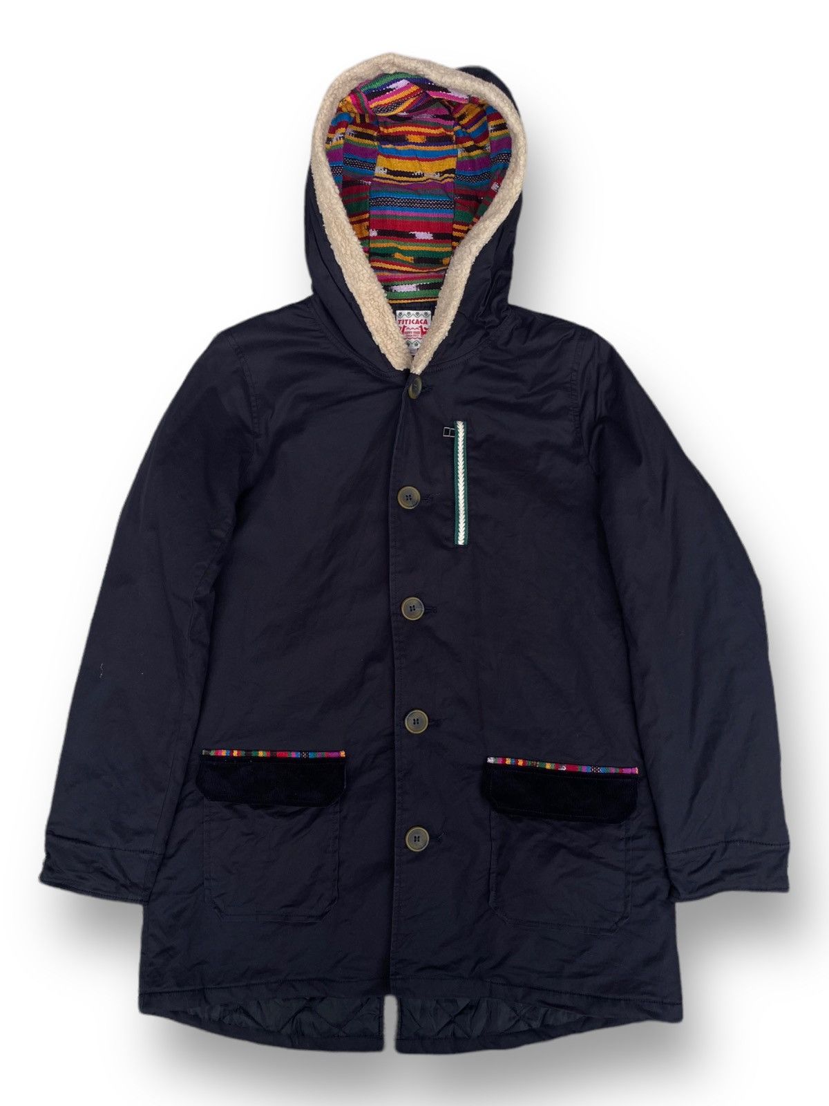 Vintage Vintage TITICACA Navajo Design Hoodie Jacket. #B7 Size US L / EU 52-54 / 3 - 1 Thumbnail