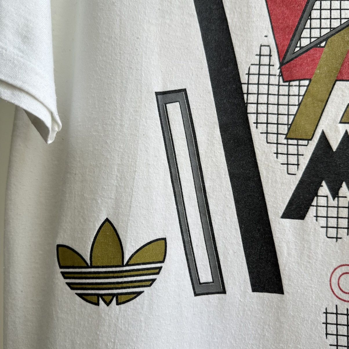 Adidas × Vintage Vintage 90s Adidas Single Stitch Graphic Tee Size US XL / EU 56 / 4 - 7 Thumbnail