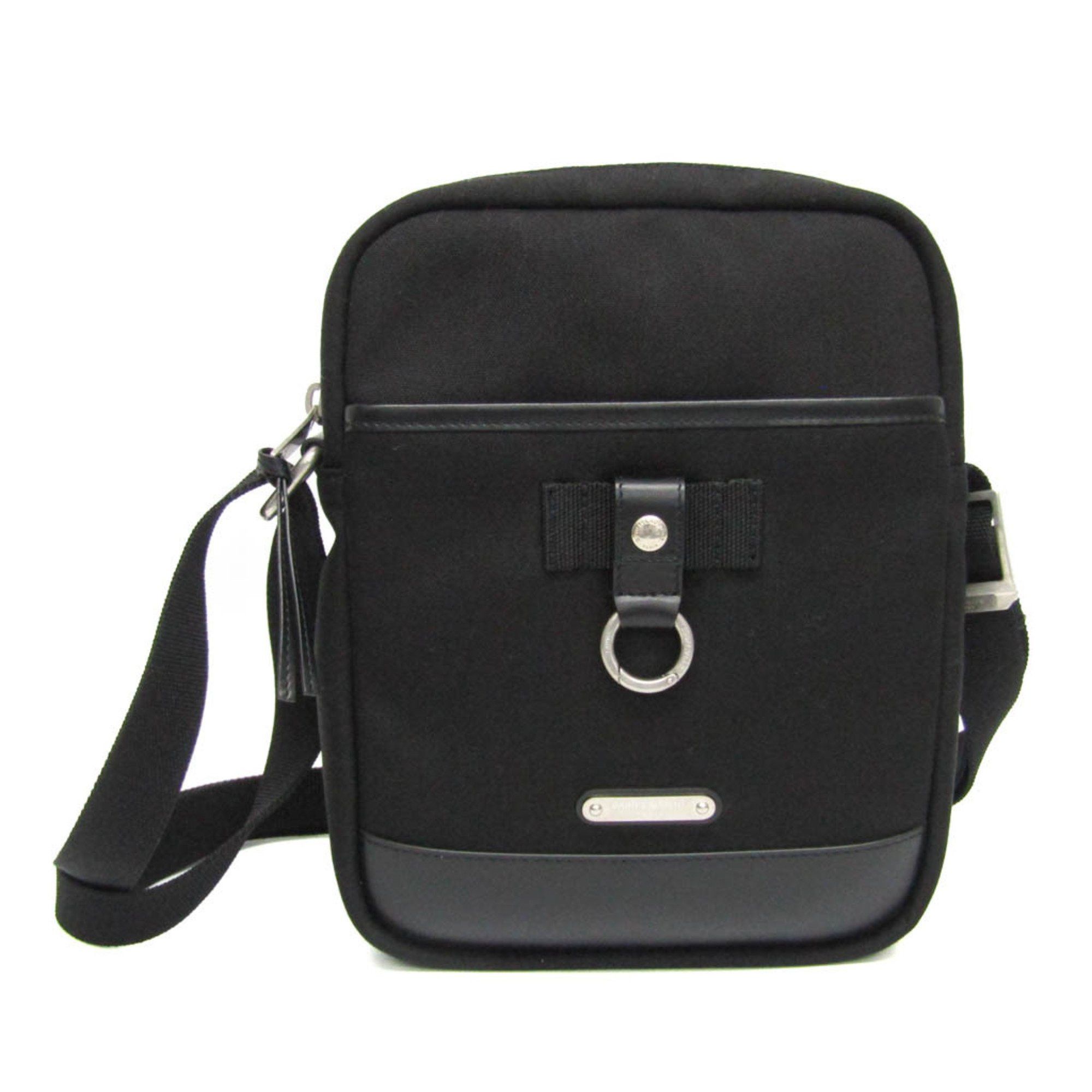 Saint Laurent Paris Saint Laurent Rivington 482777 Men,Women Leather,Canvas Shoulder Bag Black Size ONE SIZE - 1 Thumbnail