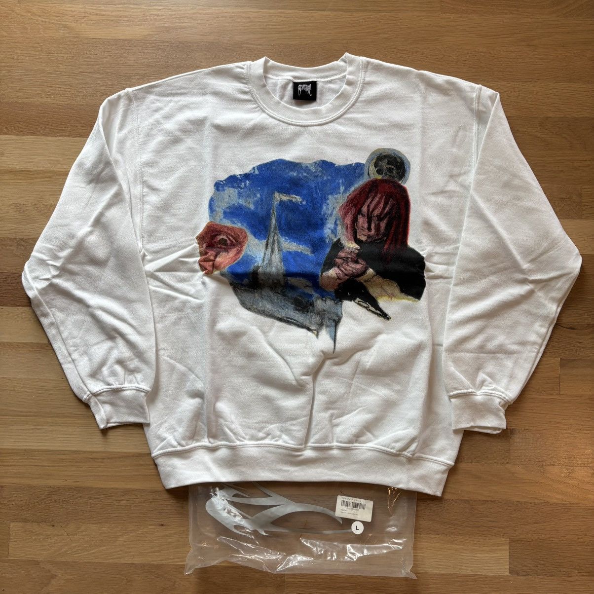Revenge Revenge Crayon Trippie Redd Crewneck Sweatshirt Size US L / EU 52-54 / 3 - 3 Thumbnail