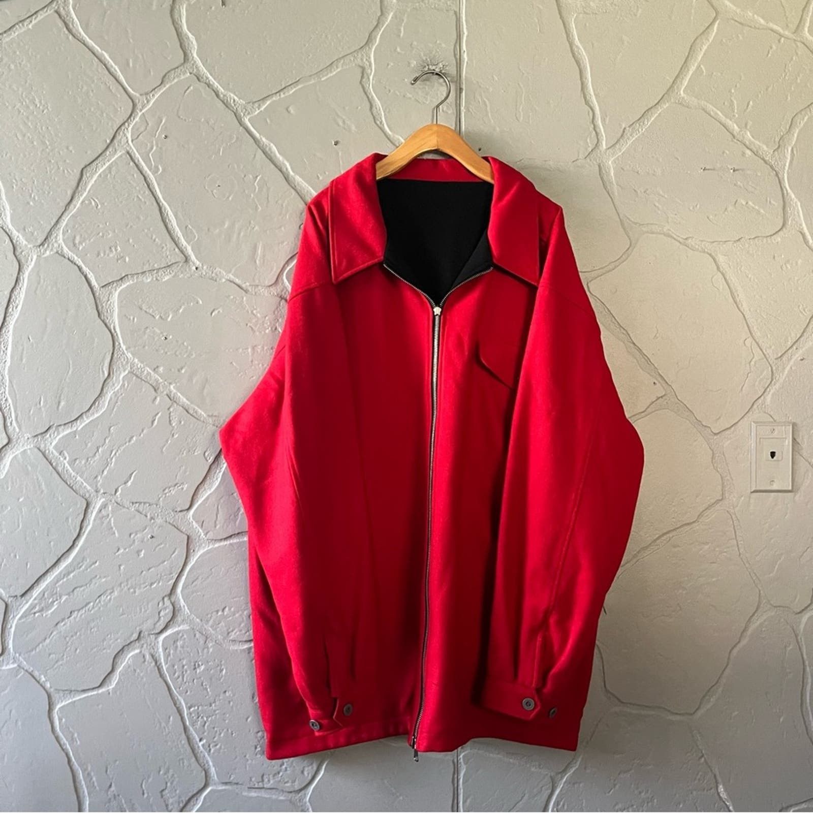 image of Vintage 90's Marlboro Red Wool Blend New With Tags, Men's (Size XL)