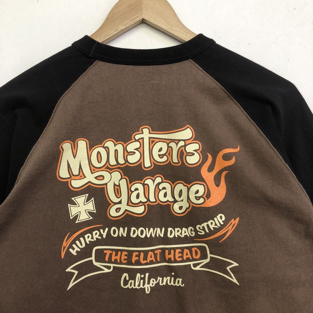 The Flat Head THE FLAT HEAD MONSTERS GARAGE RAGLAN LONG SLEEVE SHIRT Size US S / EU 44-46 / 1 - 3 Thumbnail