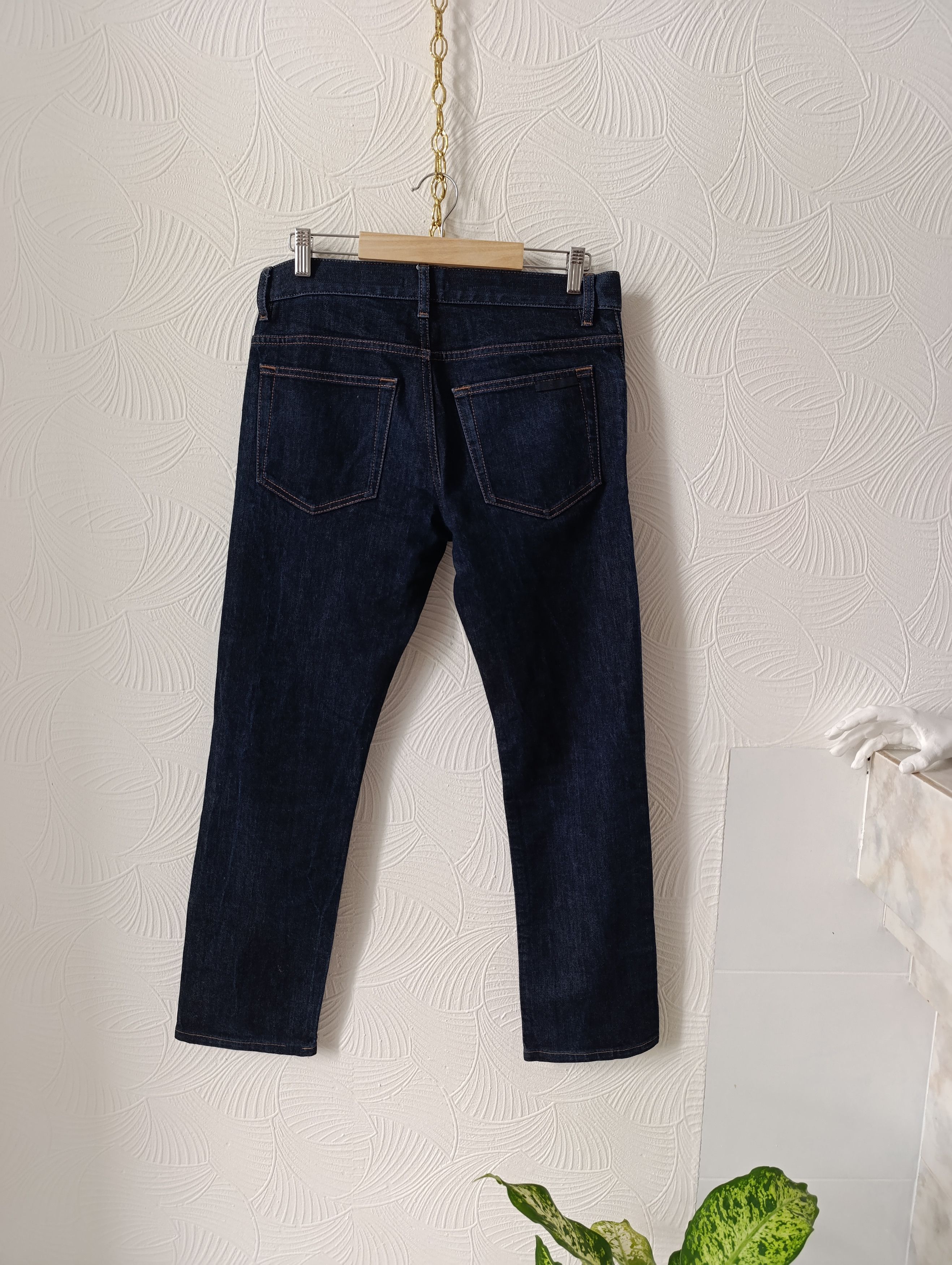 Designer PRADA SLIM-FIT MID-RISE JEANS NAVY Size US 31 - 1 Thumbnail
