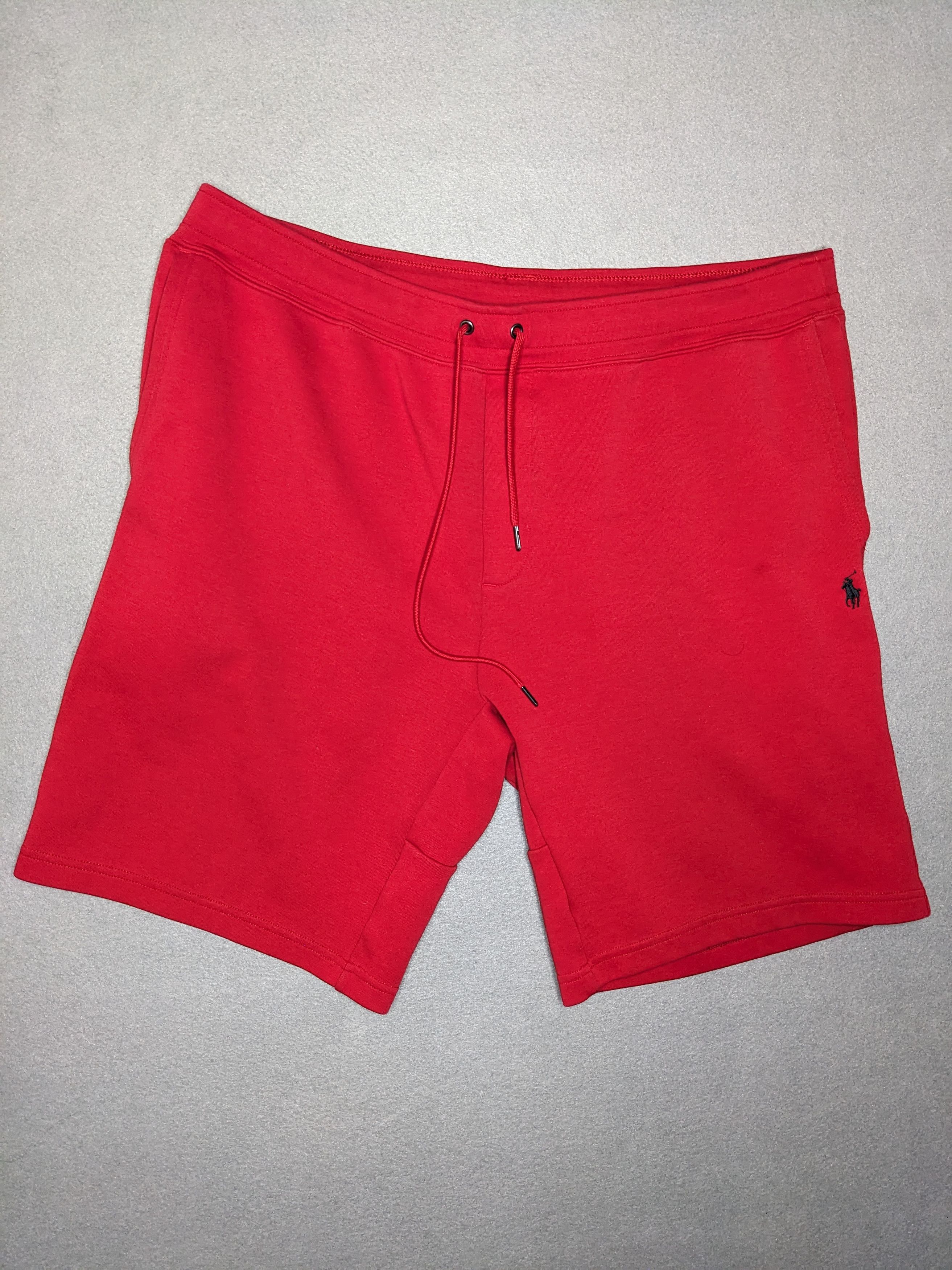 Polo Ralph Lauren Polo Ralph Lauren Sweat Shorts 2XL Red Small Pony Drawstring Size US 38 / EU 54 - 1 Thumbnail