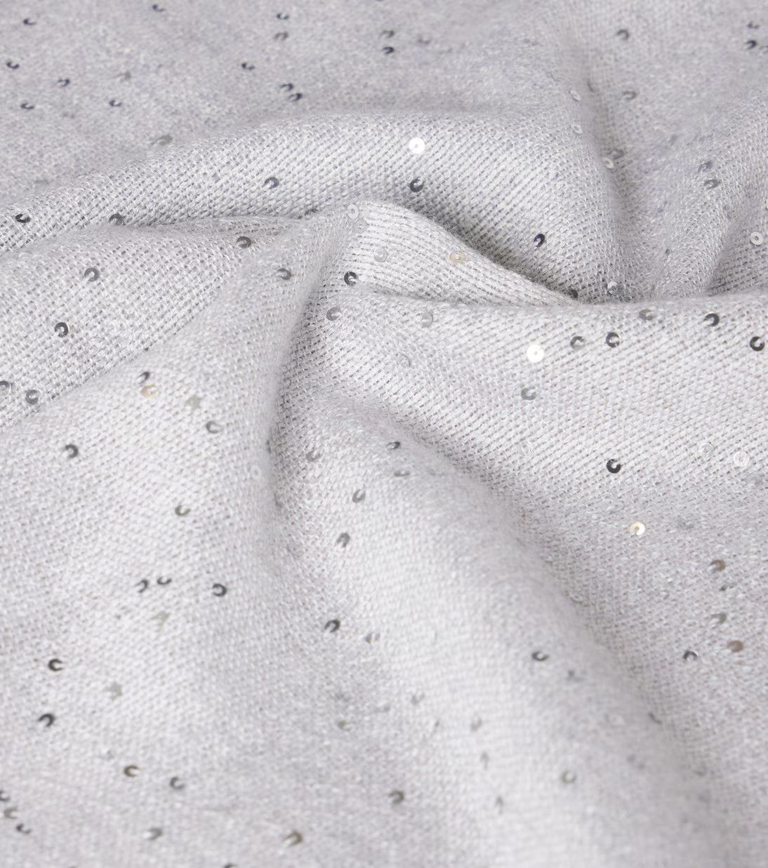 Brunello Cucinelli o1y0725 Size : OS / Scarf in Light Gray Size ONE SIZE - 4 Thumbnail