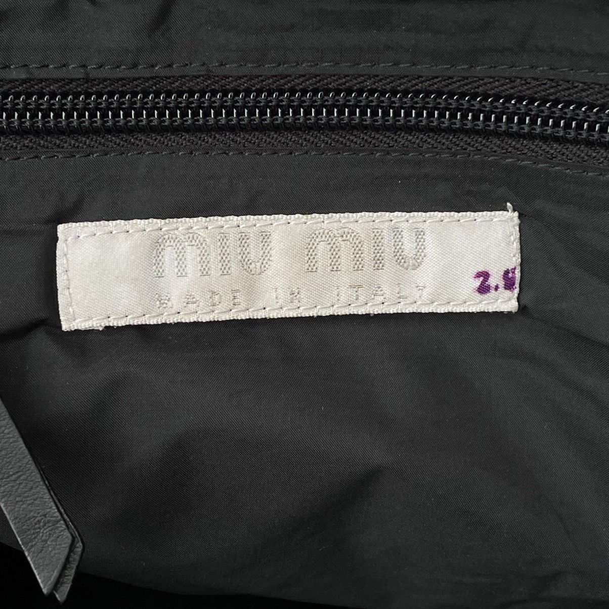 Miu Miu Miu miu FW99 Black leather crossbody bag Size ONE SIZE - 11 Thumbnail