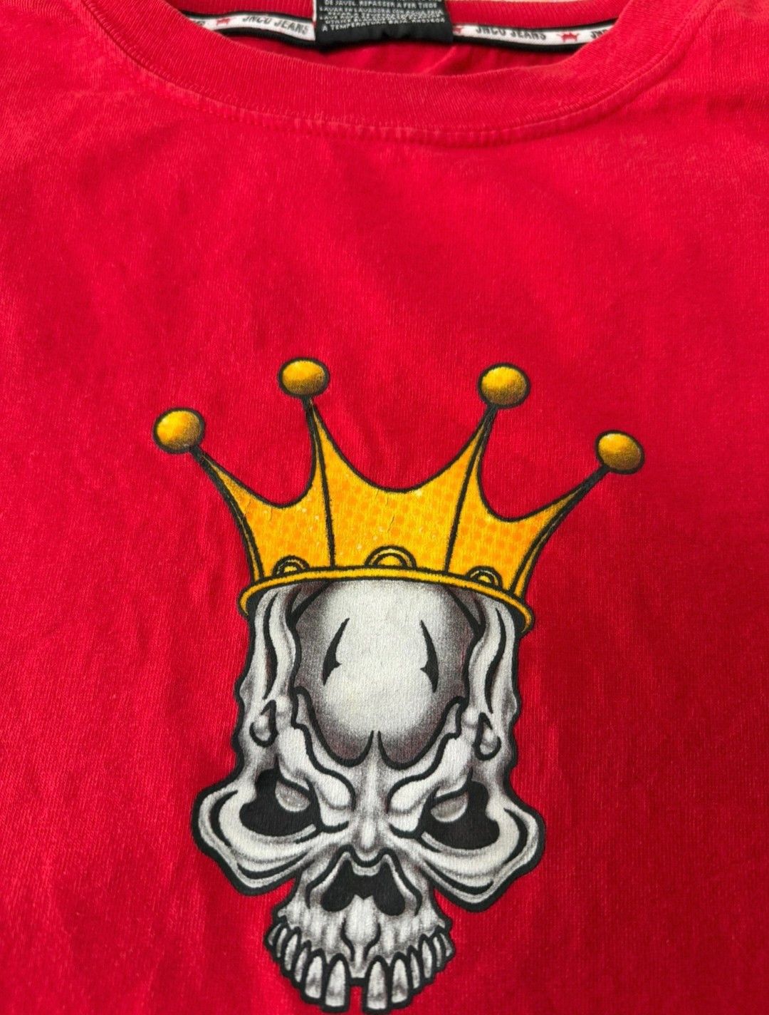 JNCO jnco skull wings red tshirt Size US XL / EU 56 / 4 - 2 Thumbnail