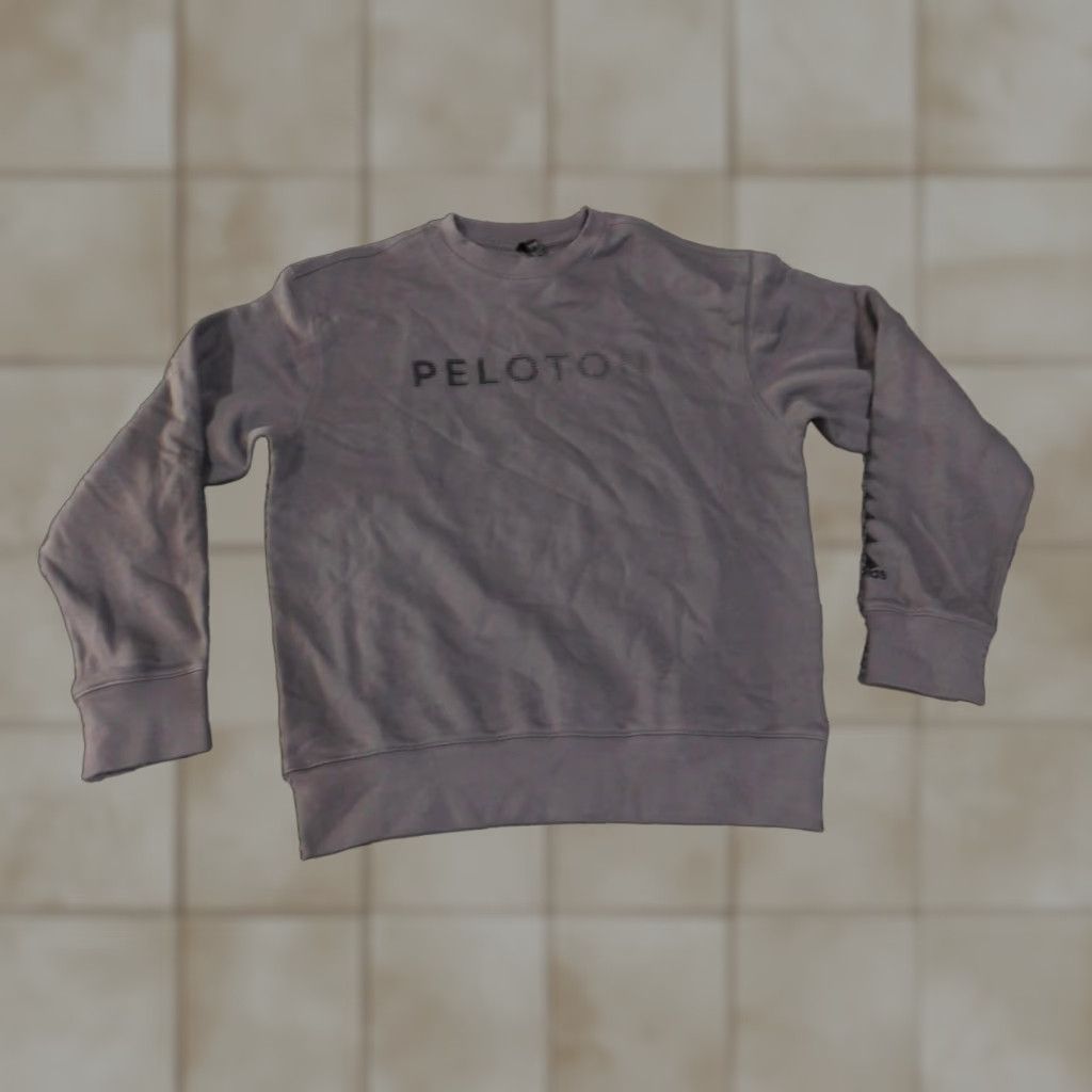 Adidas Adidas Peloton Sweatshirt Mens Small Gray Crewneck Pullover Logo Top Graphic Print Size US S / EU 44-46 / 1 - 1 Thumbnail