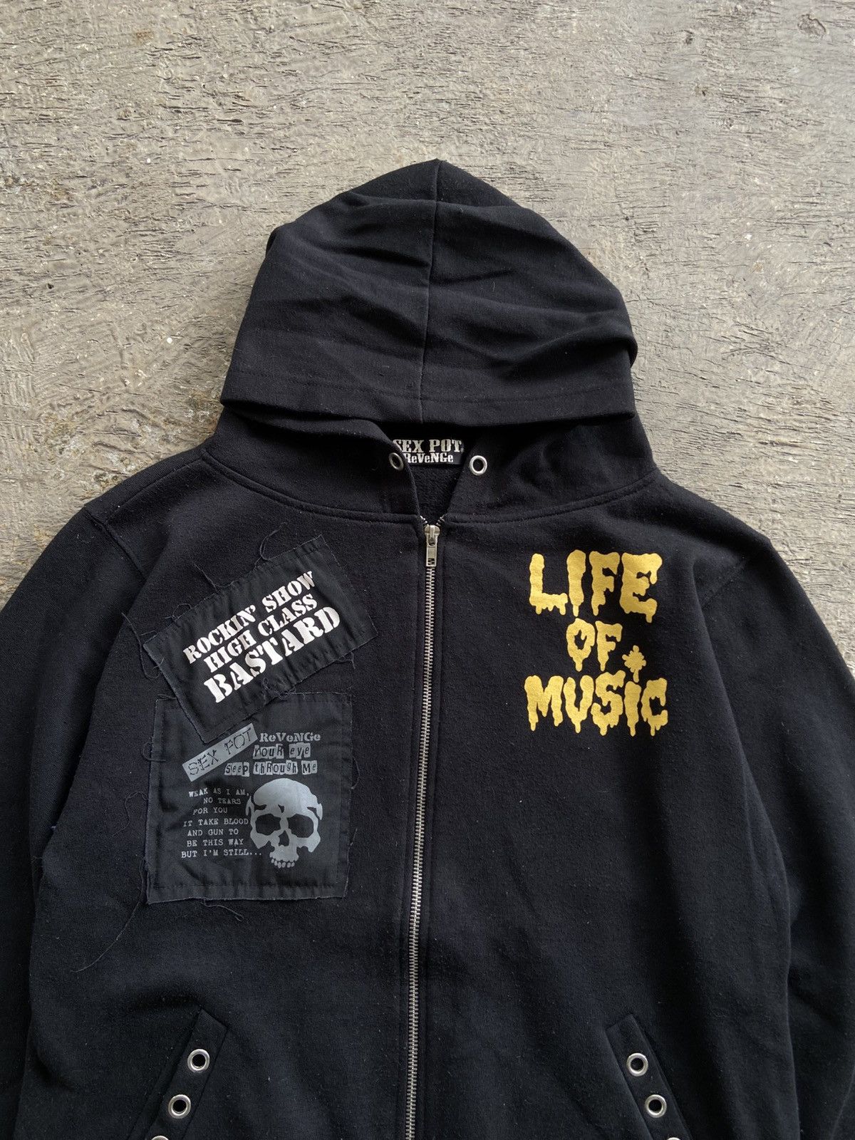 20471120 2000s Sexpot Revenge - Vkei Style Life Of Music Zip Hoodie Size US L / EU 52-54 / 3 - 5 Thumbnail