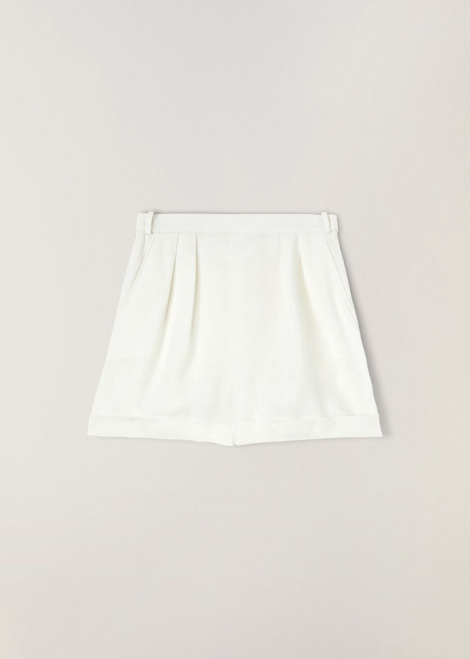 image of Loro Piana O1Srvl11E0424 Shorts In White, Women's (Size 26)