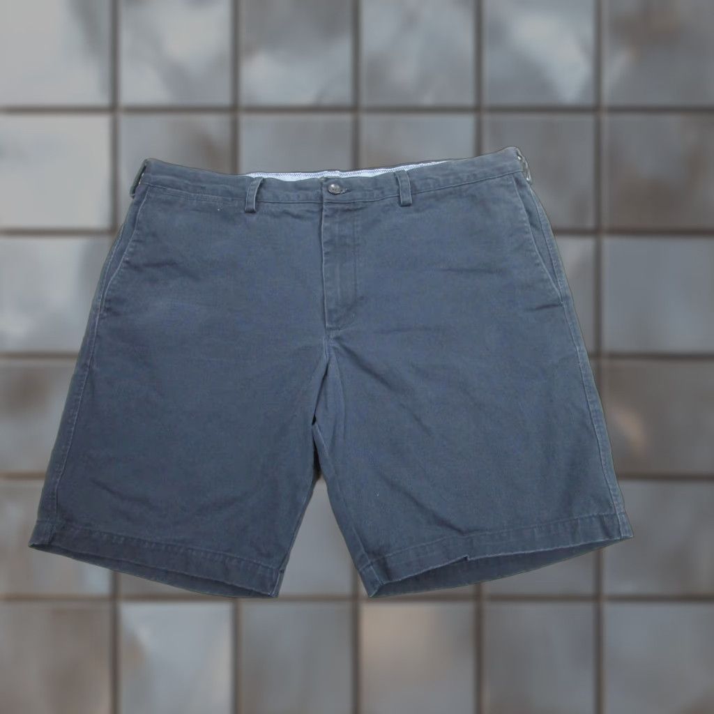 Banana Republic Banana Republic Shorts Mens 38 Navy Blue Aiden Chino Cotton Flat Front Casual Size US 38 / EU 54 - 1 Thumbnail