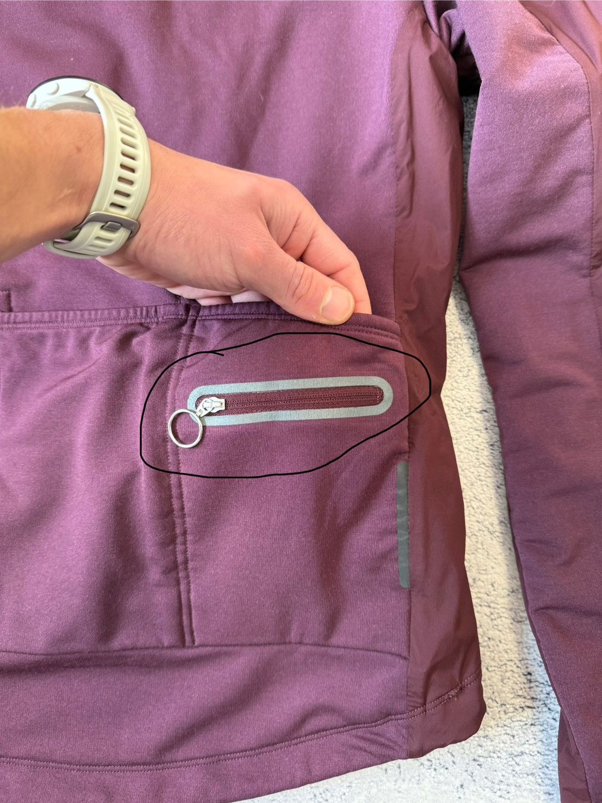 Rapha Rapha Windblock Winter Cycling Jersey MenM Wool Blend Jacket Size US M / EU 48-50 / 2 - 17 Thumbnail