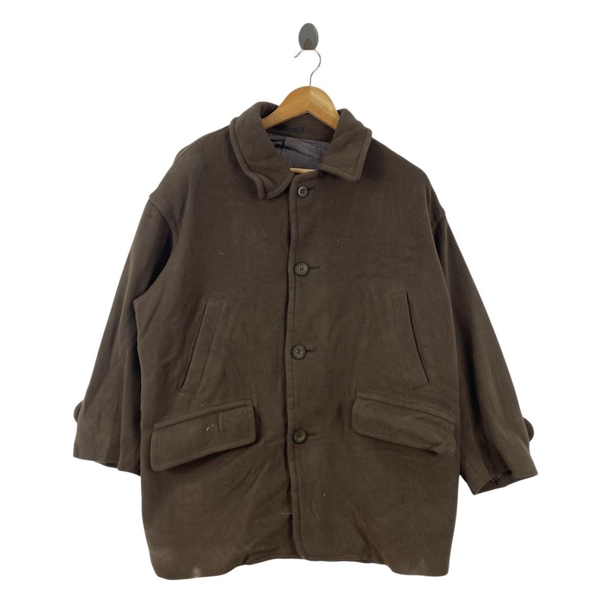 Burberry Vintage BURBERRYS VStyle Overcoat Oversized Button Front Size US M / EU 48-50 / 2 - 4 Thumbnail