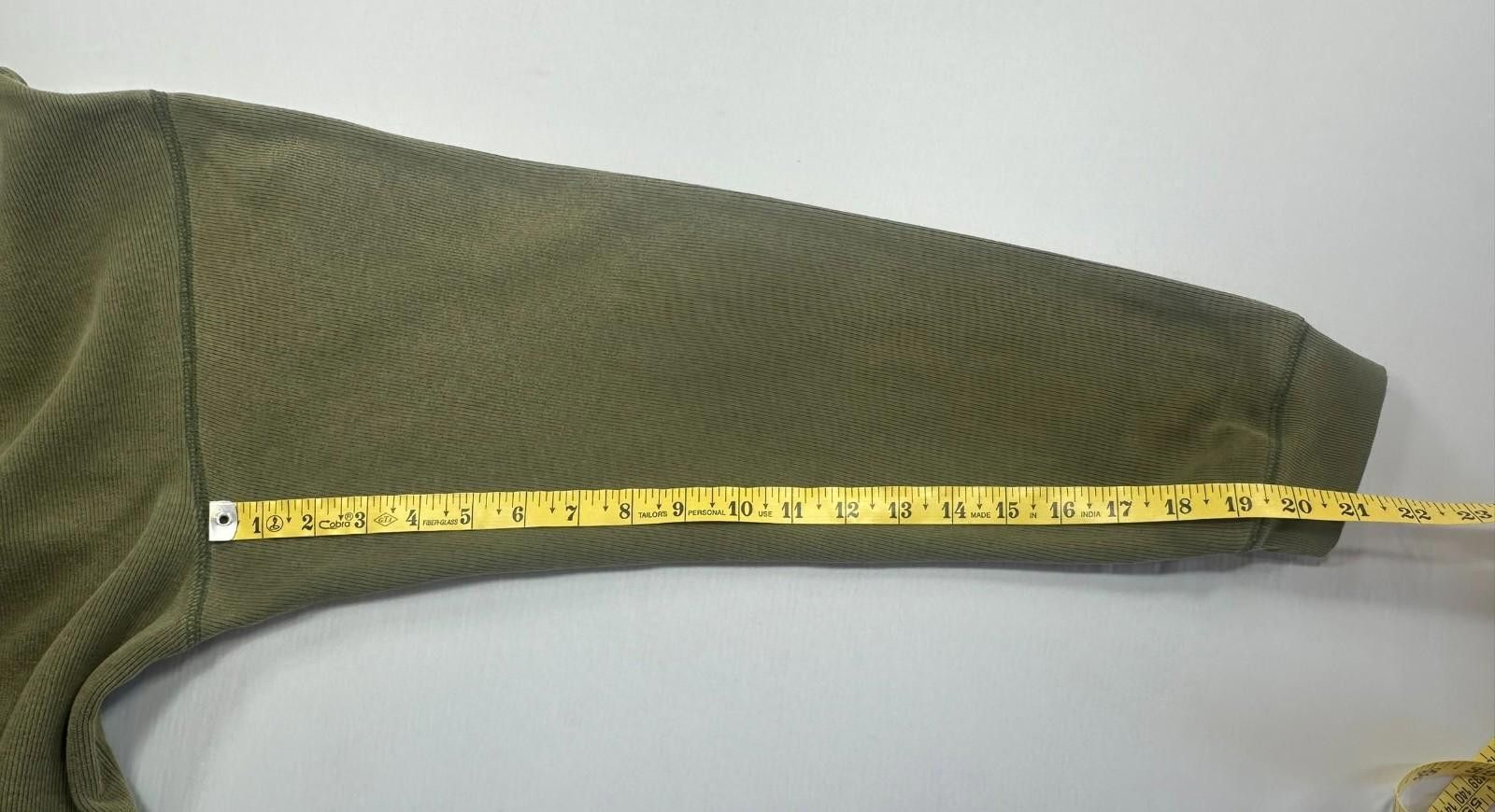 Gap Gap 1/4 Button 100% Cotton Flannel Pullover Green Men's XL Size US XL / EU 56 / 4 - 6 Thumbnail