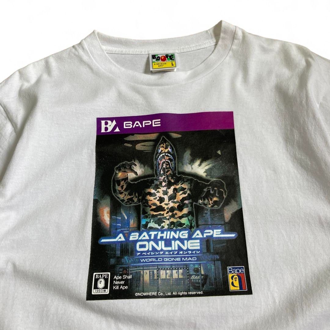 Bape A Bathing Ape Online Tee Size US L / EU 52-54 / 3 - 2 Thumbnail