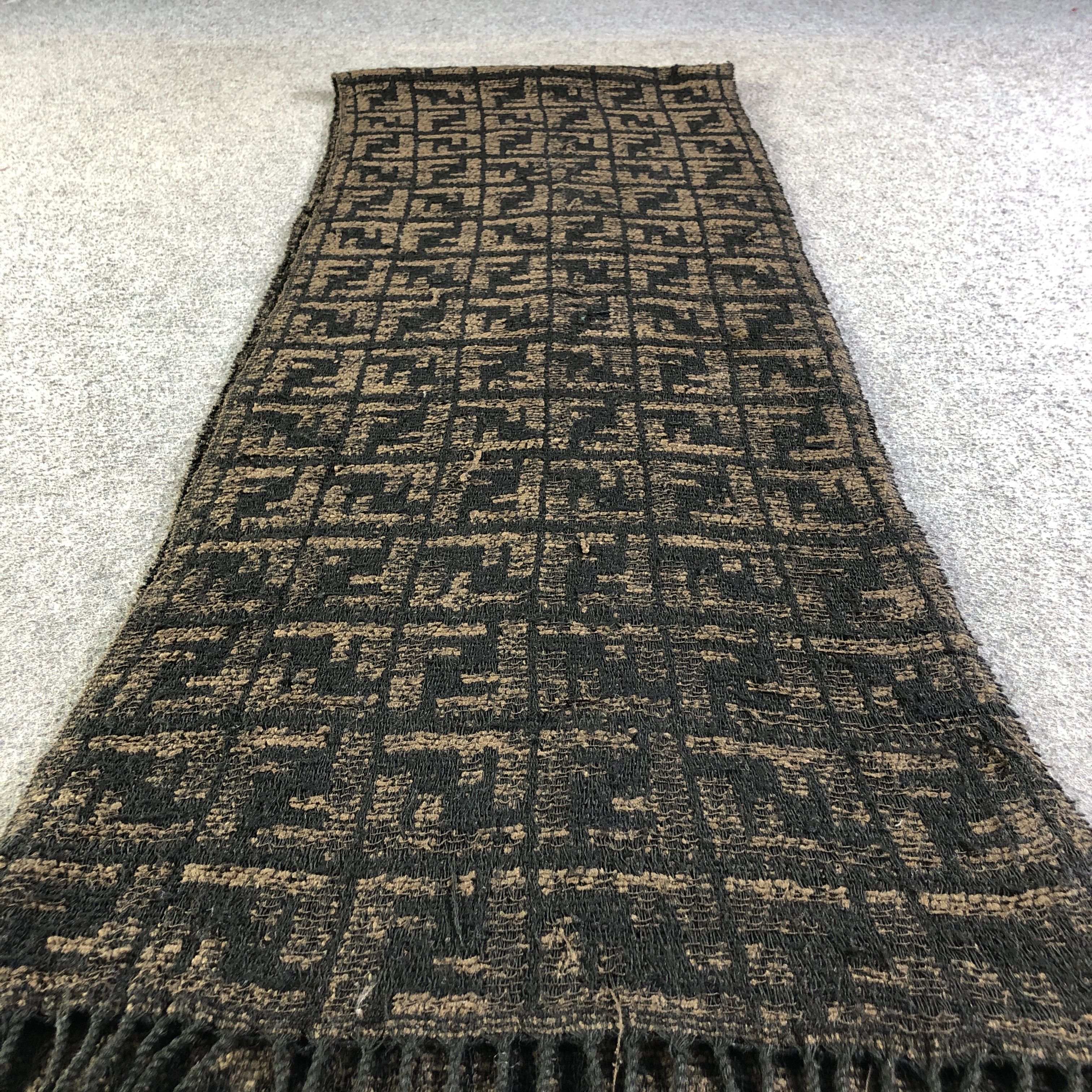 Fendi Fendi Monogram Full-Print Scarf Muffler Neckwear V2670 Size ONE SIZE - 5 Thumbnail