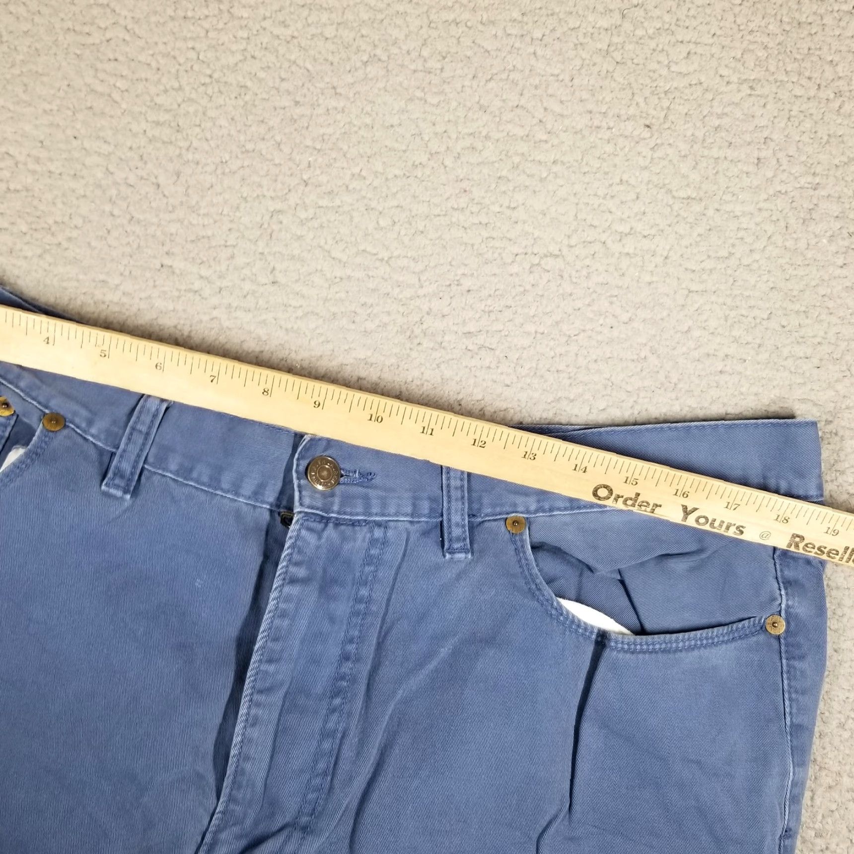 Polo Ralph Lauren VINTAGE Polo Ralph Lauren Jeans Mens 38x32 Blue 5-Pocket Twill Embroidered Pony Casual Mens Size US M / EU 48-50 / 2 - 5 Thumbnail