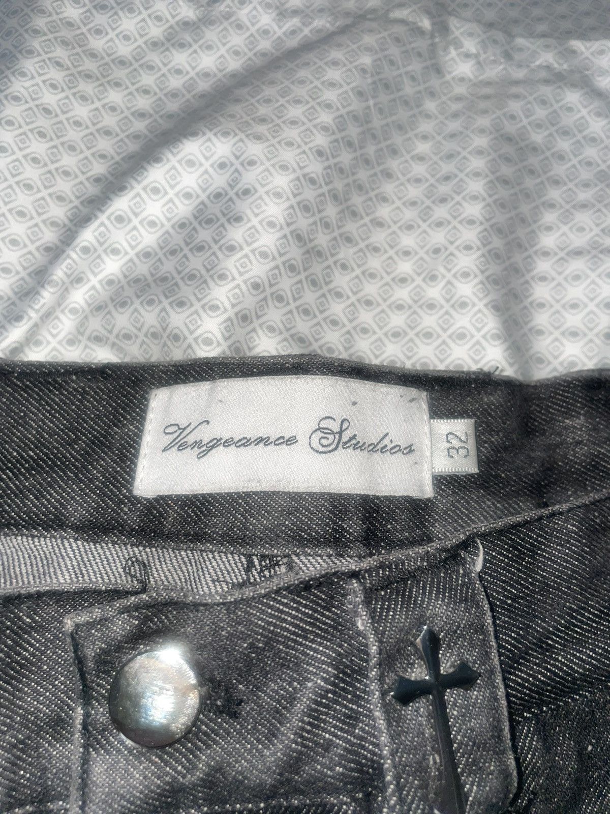 Designer Raver jeans v2 vengeance studios *1 out of 150* Size US 32 / EU 48 - 4 Thumbnail