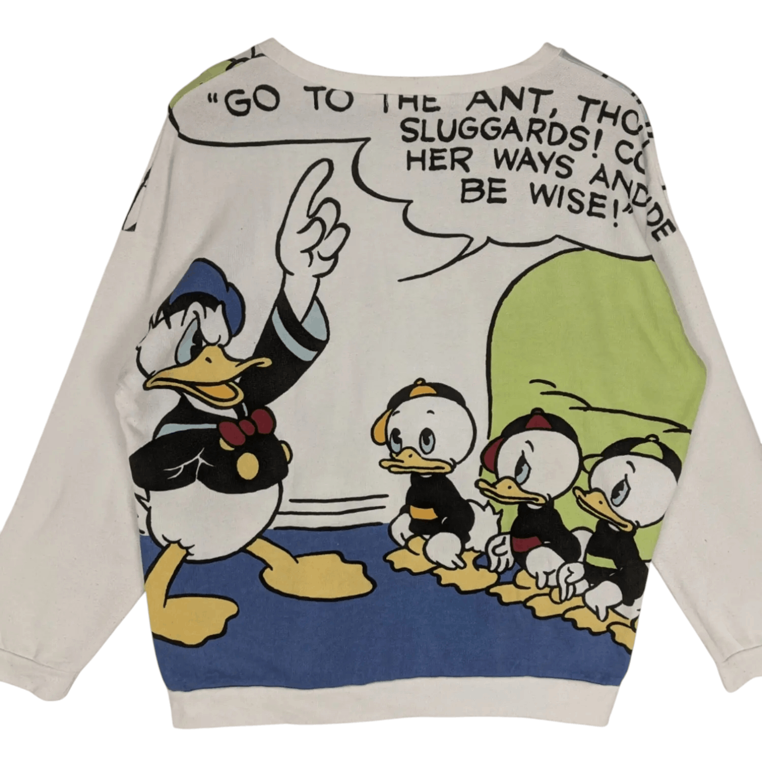 Disney DISNEY Donald Duck Full Print Jumper Sweatshirt Size XL / US 12-14 / IT 48-50 - 8 Thumbnail