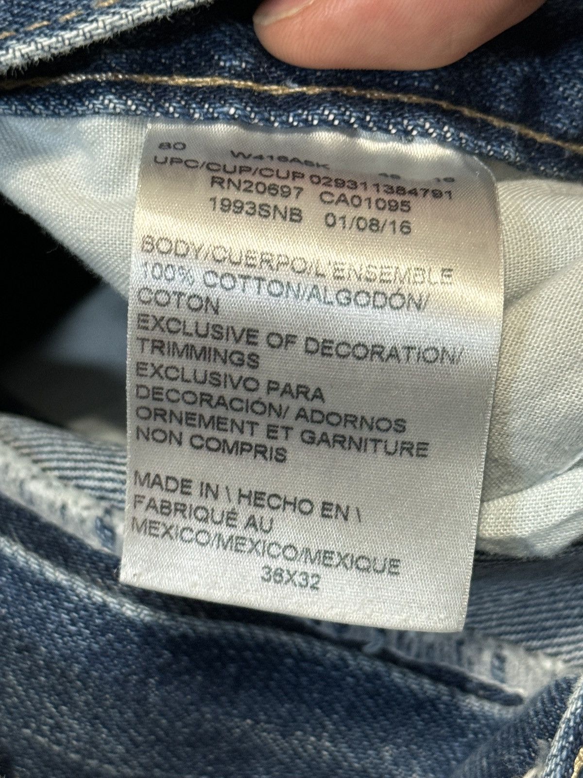 Dickies Y2k Dickies Carpenter Relaxed Fir Wide Leg Skater Jeans Size US 36 / EU 52 - 4 Thumbnail