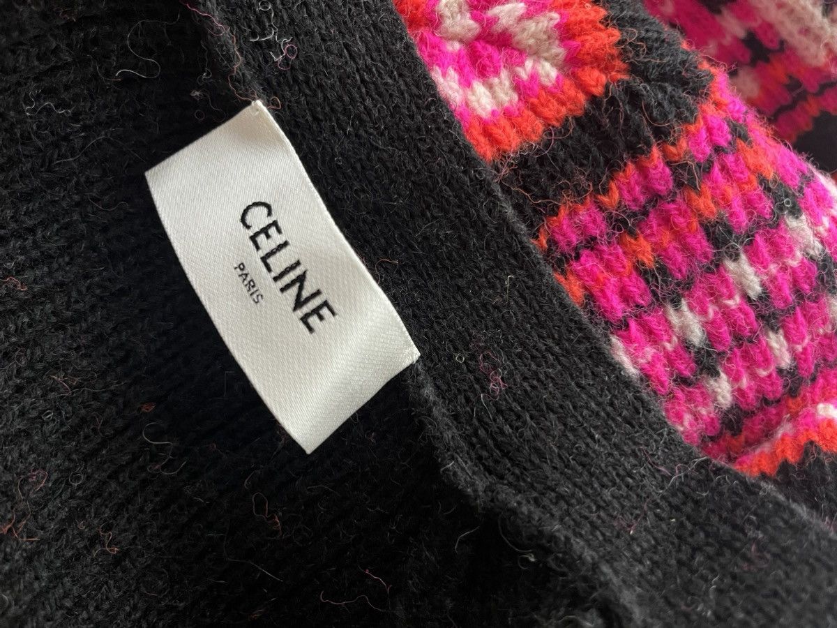 Celine × Hedi Slimane Super Runway Celine Hedi Slimane Logo Cardigan Coat Rare Size US L / EU 52-54 / 3 - 20 Thumbnail