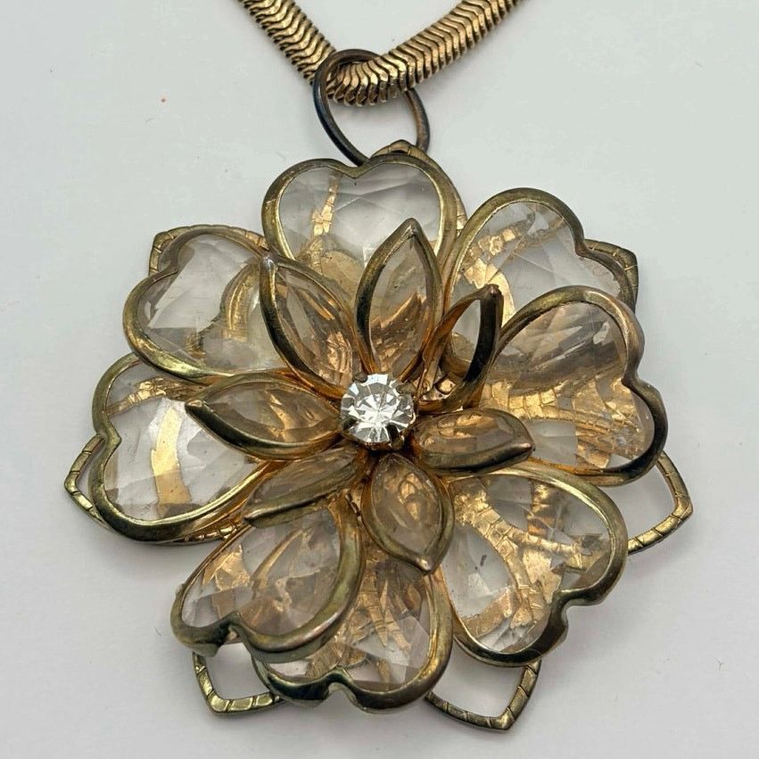 Other Vintage Gold Floral Necklace Size ONE SIZE - 3 Thumbnail