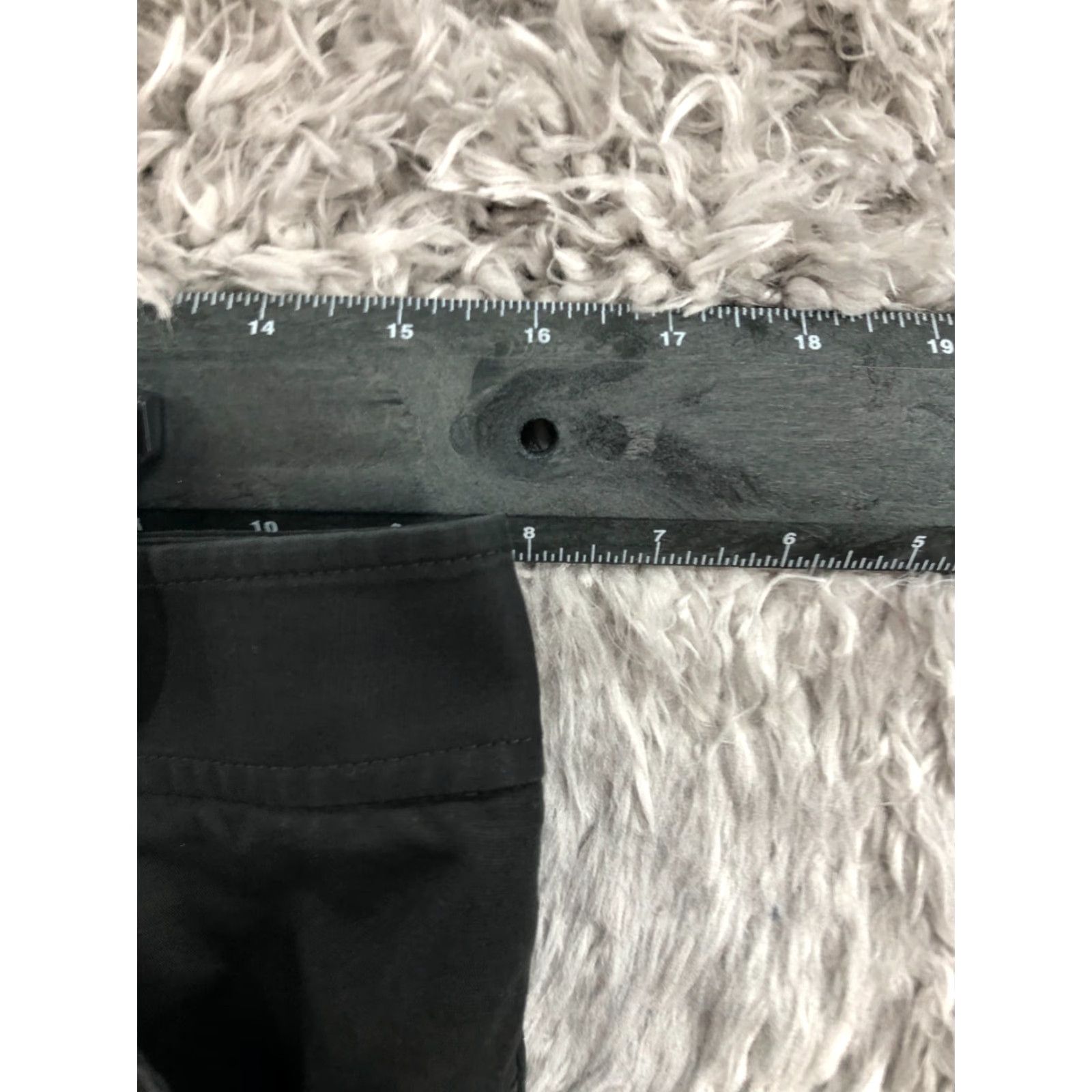 Vintage Lafayette 148 Bermuda Shorts Womens Size 8 Mid Rise Dark Wash Black Hook Eye Shirt Size 30" / US 8 / IT 44 - 2 Thumbnail