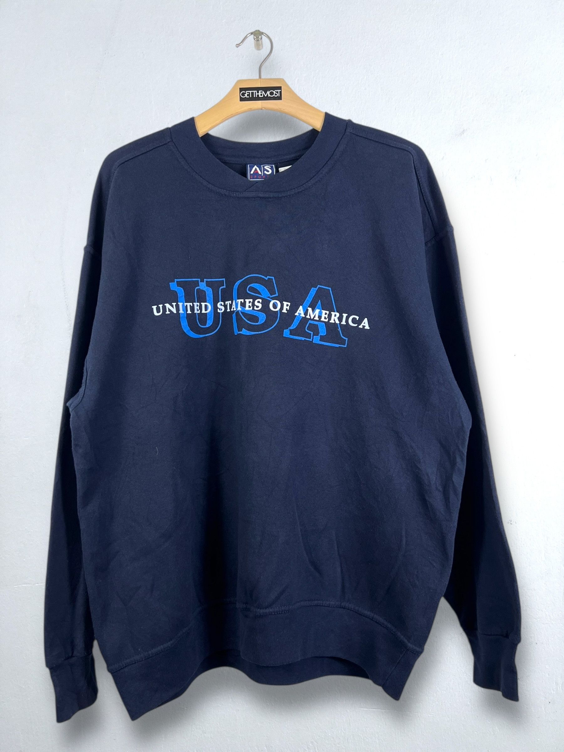 Vintage No.5051 Vintage USA Graphic Sweatshirt (XL) Size US XL / EU 56 / 4 - 1 Thumbnail