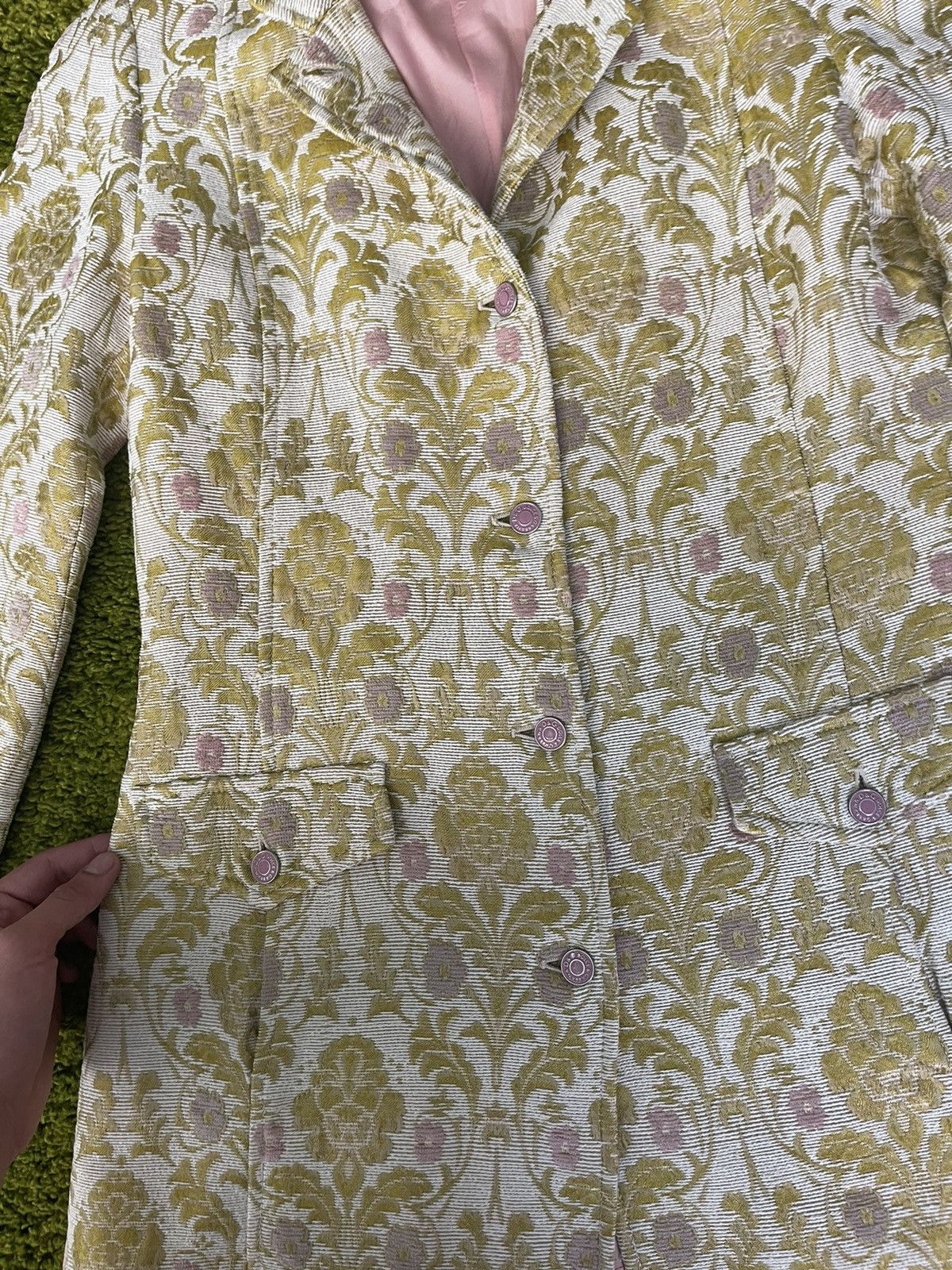 Dolce & Gabbana × Vintage Dolce & Gabbana D&G 2000s archive vintage jacquard coat Size M / US 6-8 / IT 42-44 - 6 Thumbnail